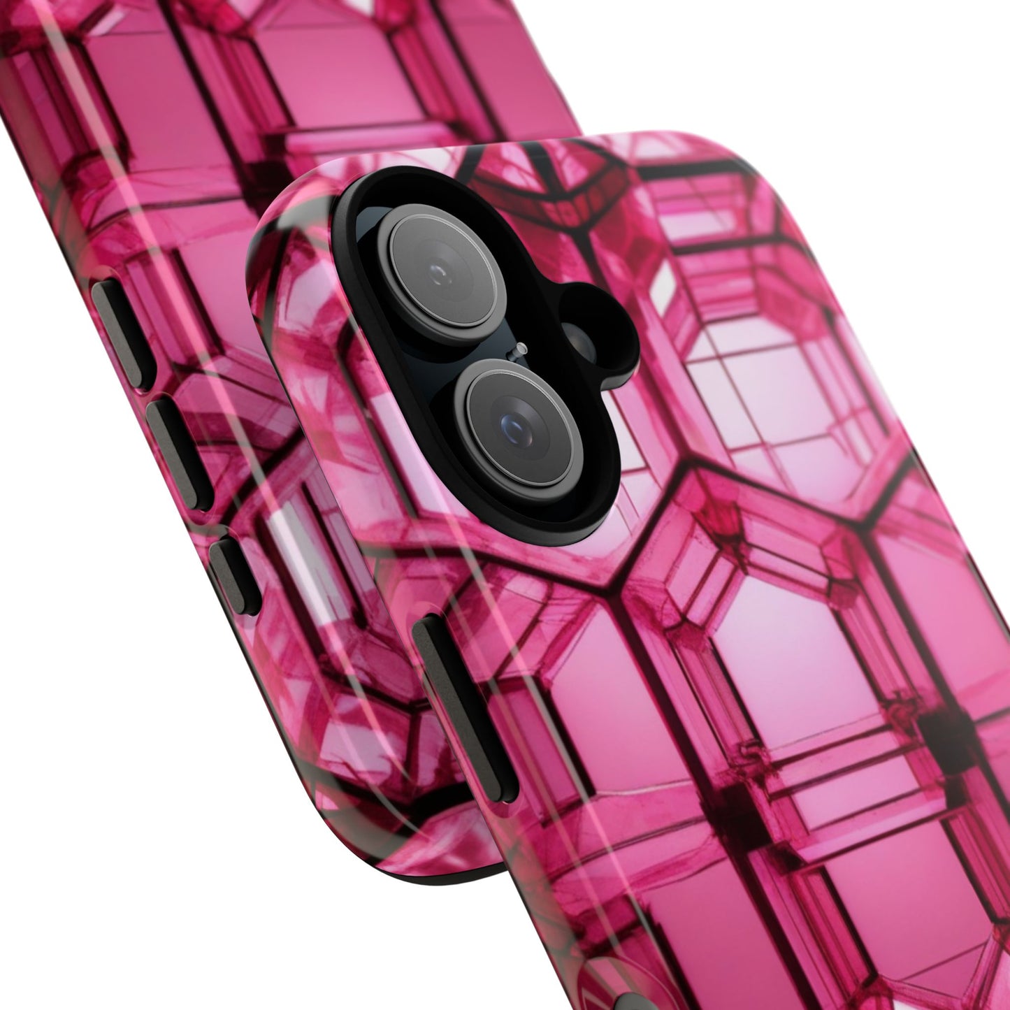 Stylish Pink Phone Case for iPhone 17/16/15/14, Gifts for Her