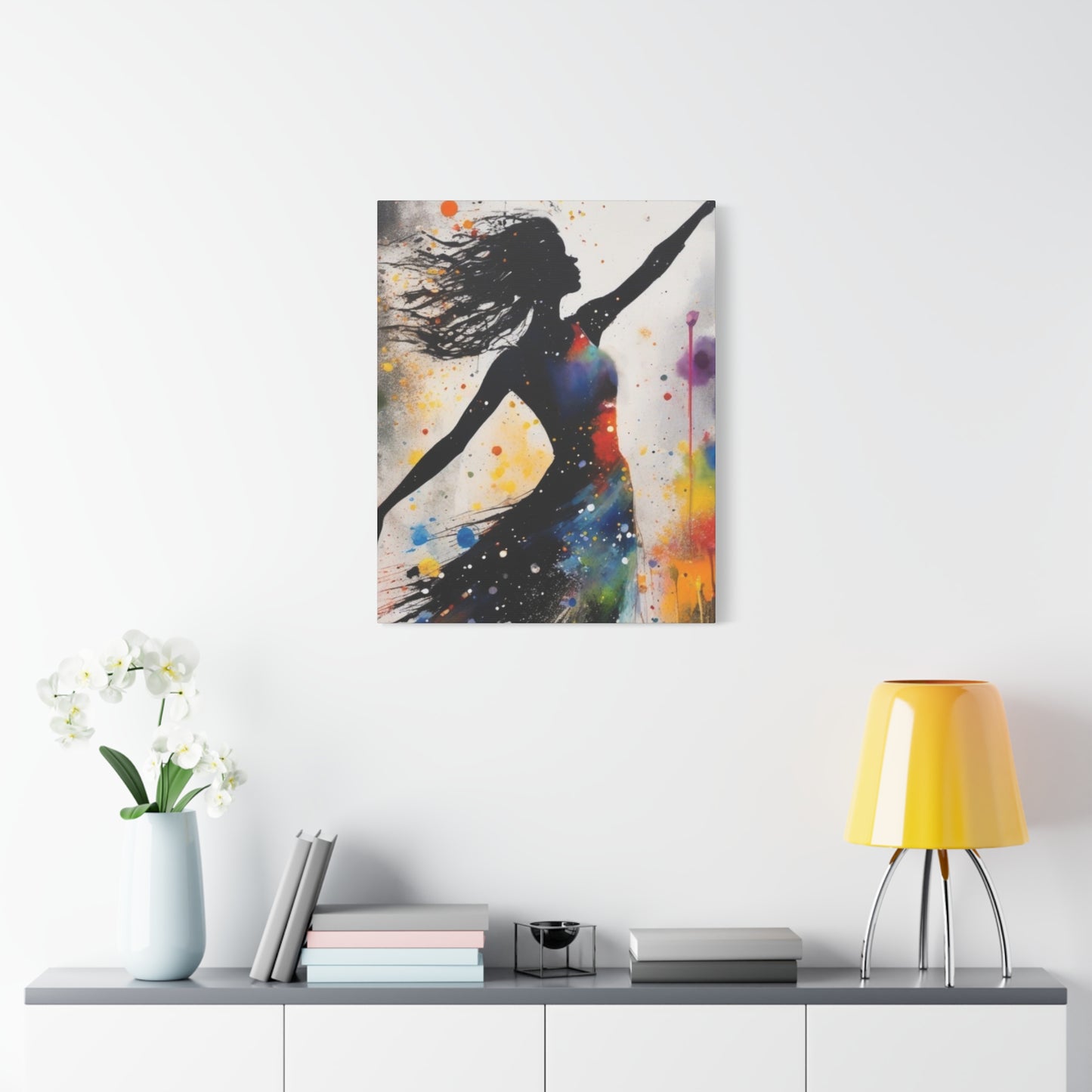Abstract Art Canvas Print – Modern Wall Art, Matte Canvas, Ready to Hang, Home & Office Décor, Modern Wall Décor, Stretched Canvas Print, Modern Art Decor, Dance Wall Art, Vibrant Home Decoration
