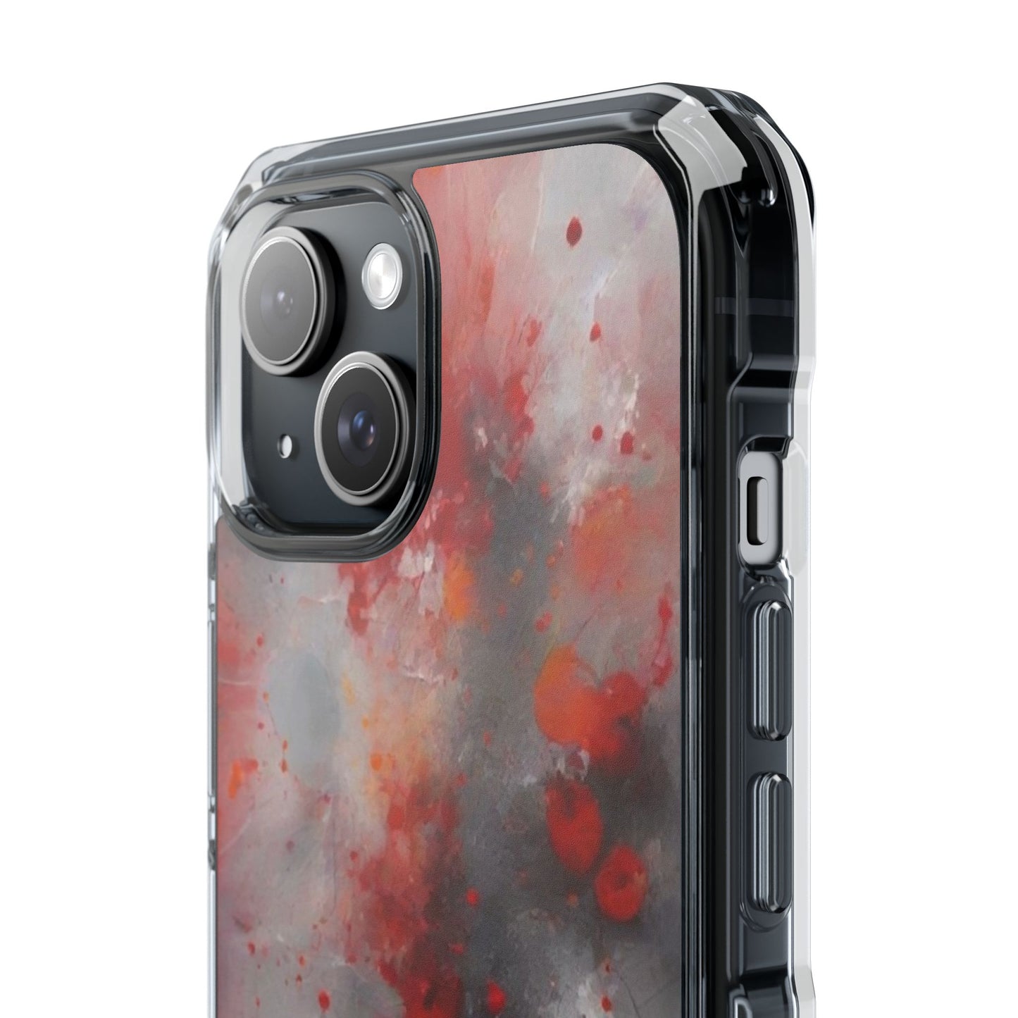 Magnetic Phone Case for iPhone 16/15/14 | Stylish Clear Impact Case, Trendy Protection for iPhone, Unique Gifts for Tech Lovers, Modern Aesthetic