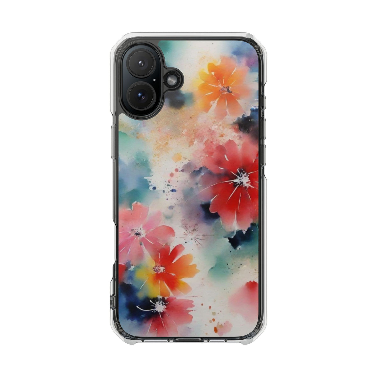 Magnetic Phone Case for iPhone 16/15/14 | Stylish Clear Impact Case, Trendy Protection for iPhone, Unique Gifts for Tech Lovers, Modern Aesthetic