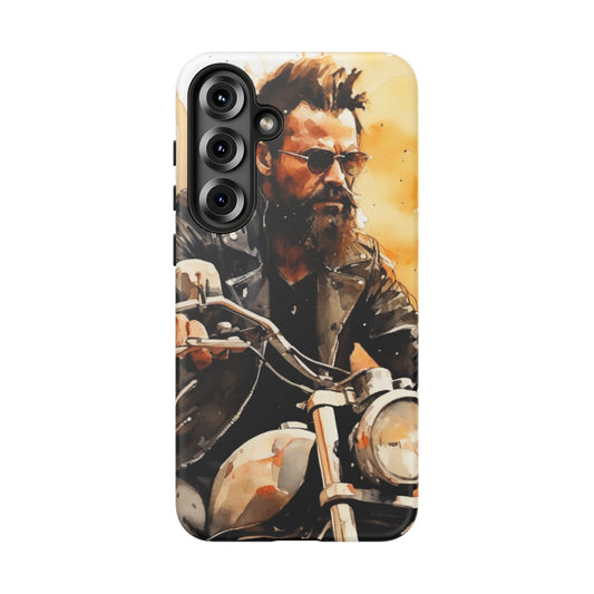 Tough Case Phone Case for Samsung Galaxy S25/S24 – Dual Layer, Matte/Glossy Finish, Wireless Charging Compatible