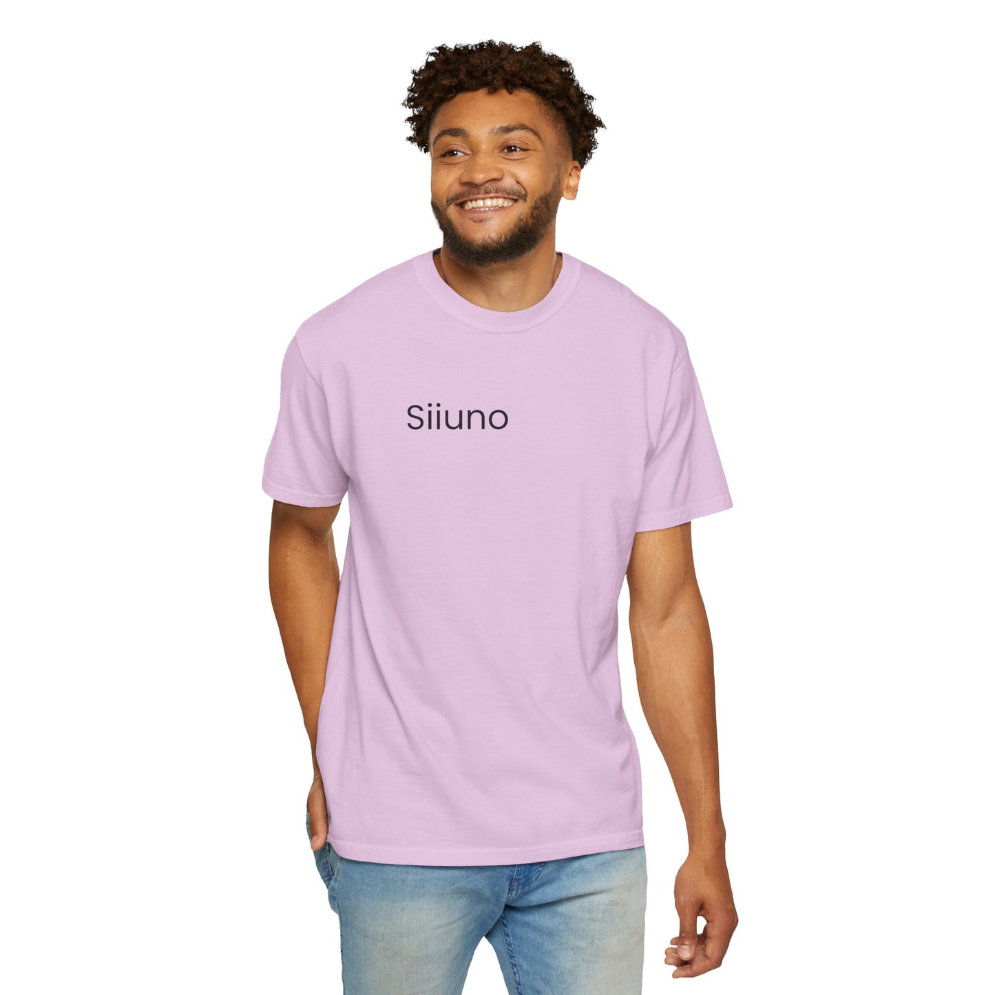 Siiuno Garment-Dyed T-shirt for Everyday Comfort, Unisex Tee for Casual Wear, Gift for Friends, Relaxed Style Tee, Versatile Summer Top