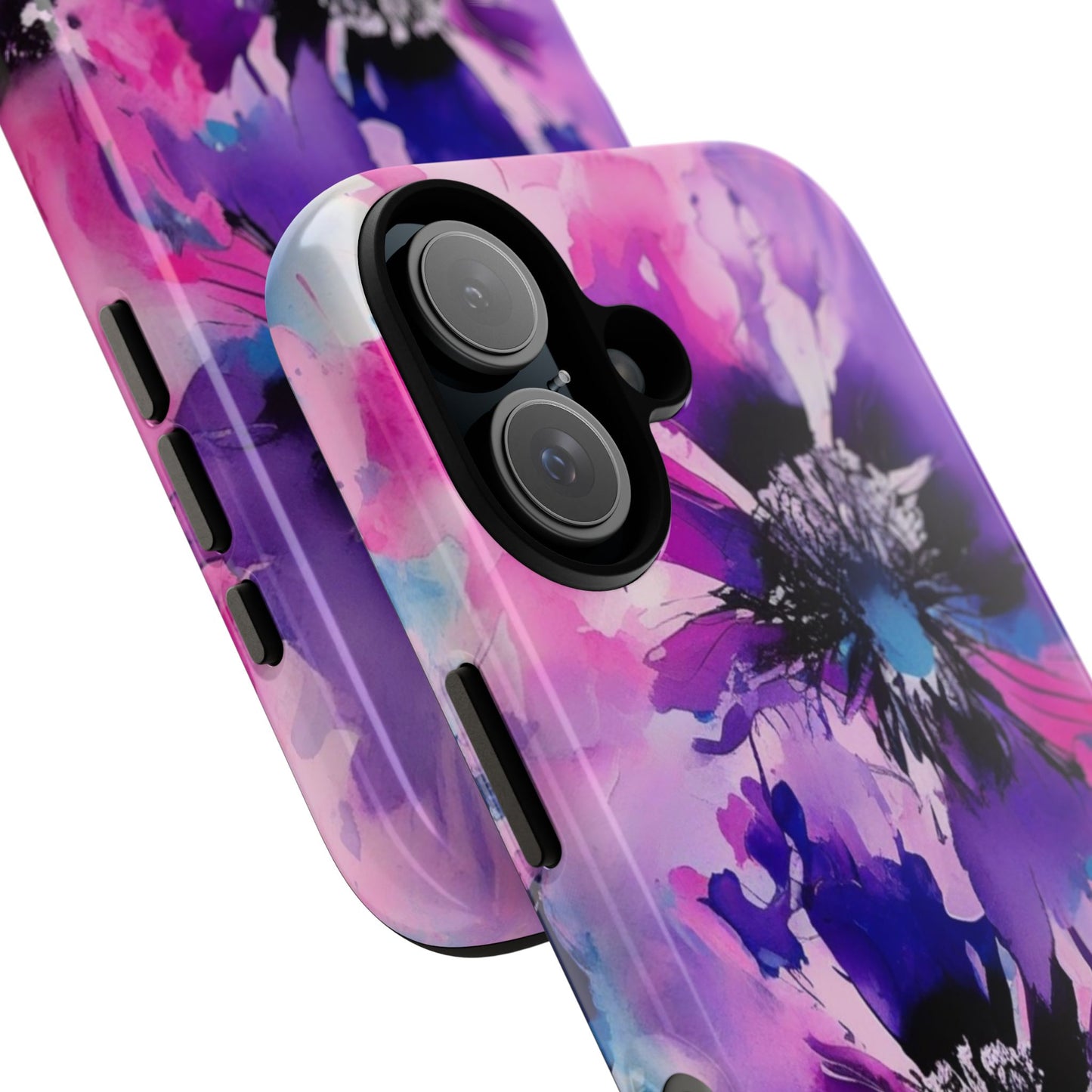 Floral Phone Case for iPhone 17\16\15\14\- Tough Cases, Stylish Cell Phone Cover, Floral Design, Gift for Her, Tech Accessory, Flower Print Phone Cover