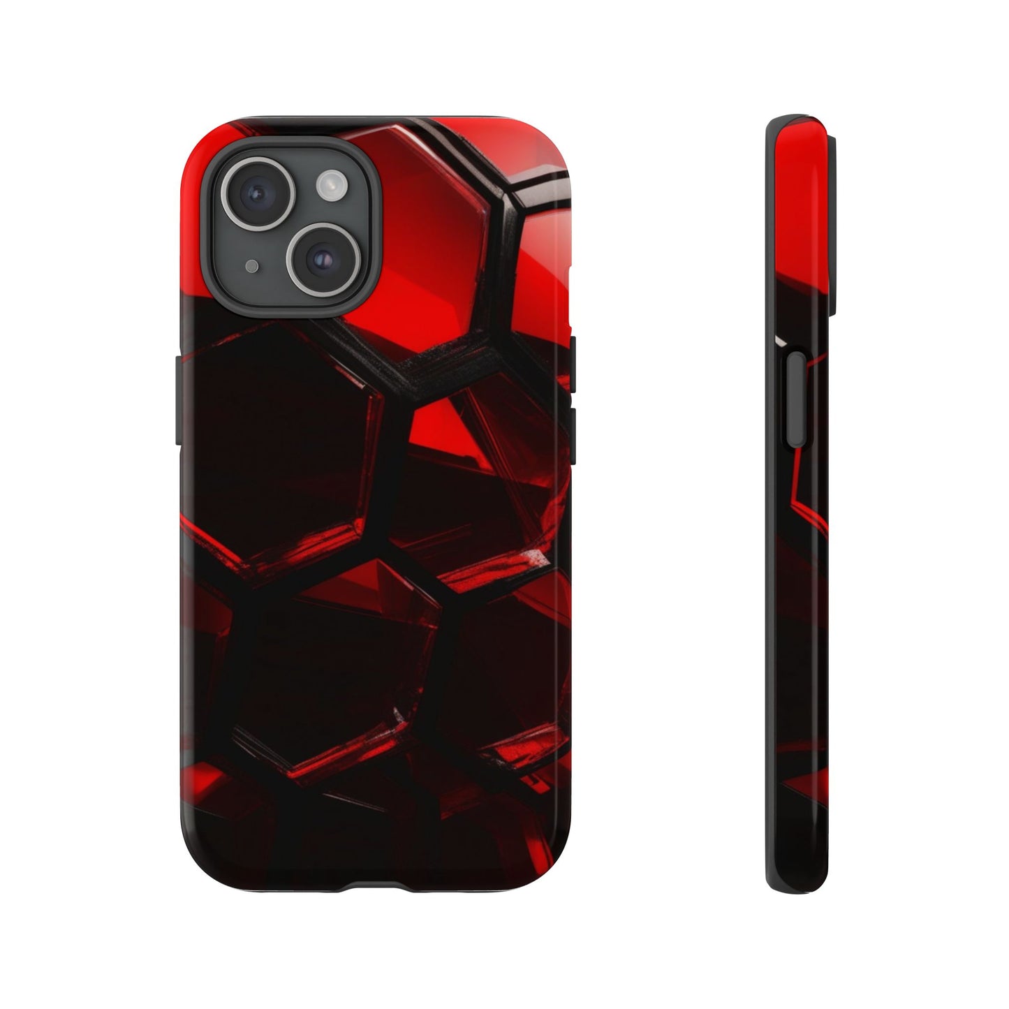iPhone Tough Case Phone Case for iPhone 14\15\16 – Dual Layer, Matte/Glossy Finish, Wireless Charging Compatible