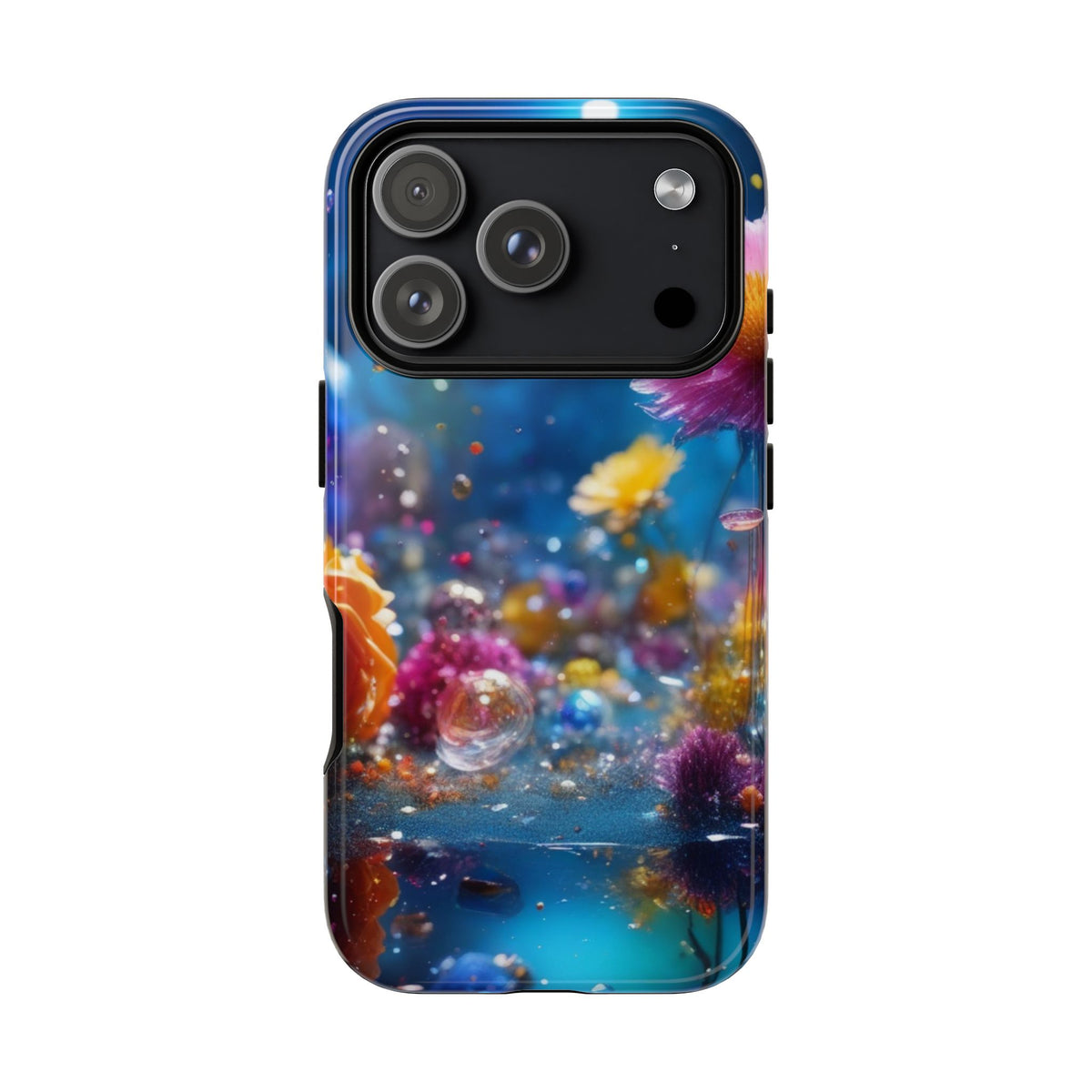 Floral Tough Phone Case for iphone 17/16/15 — Vibrant Flower Design