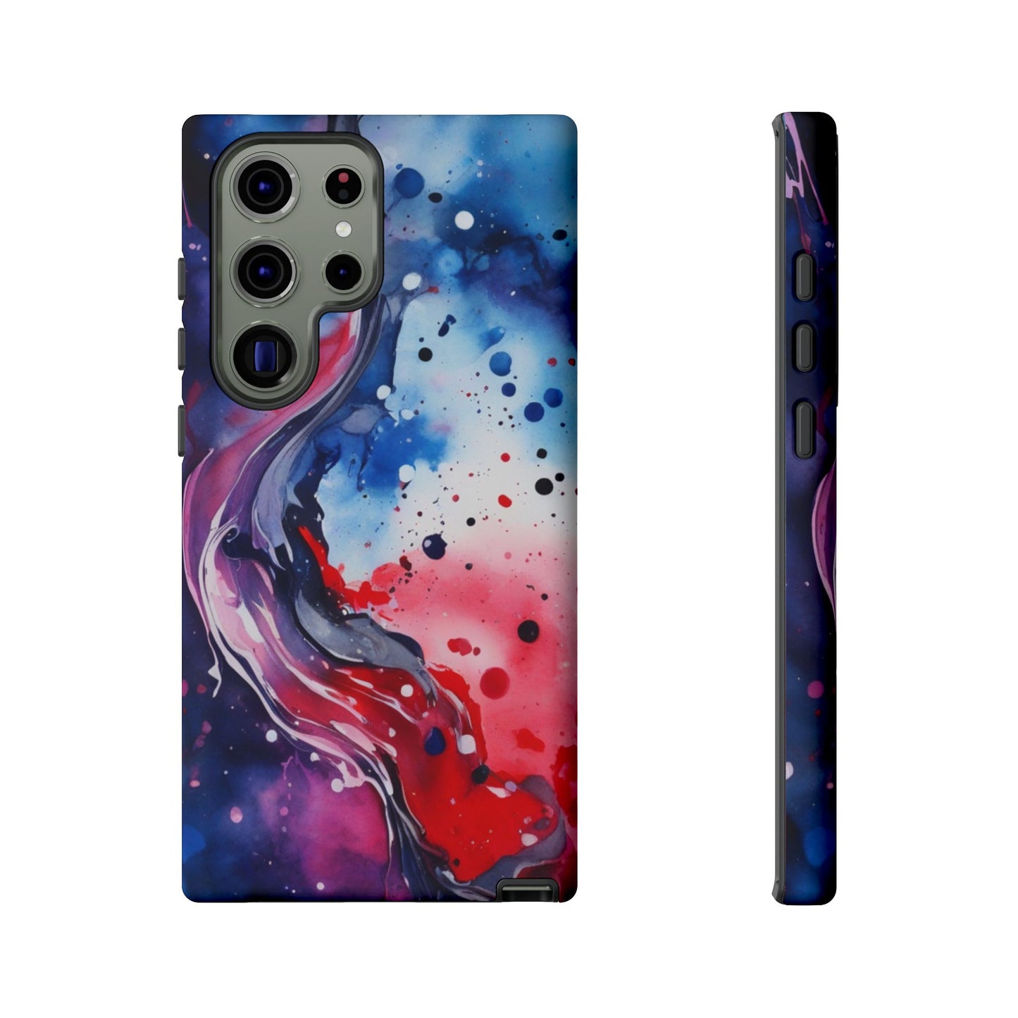 Galaxy Abstract Tough Phone case for Samsung Galaxy S25/S24/S23 – Vibrant Nebula Protective Cover