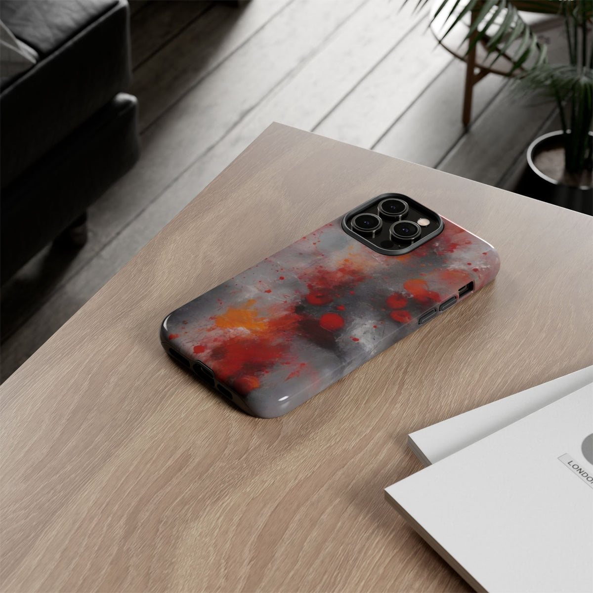 iPhone Tough Case Phone Case for iPhone 14\15\16\17 – Dual Layer, Matte/Glossy Finish, Wireless Charging Compatible