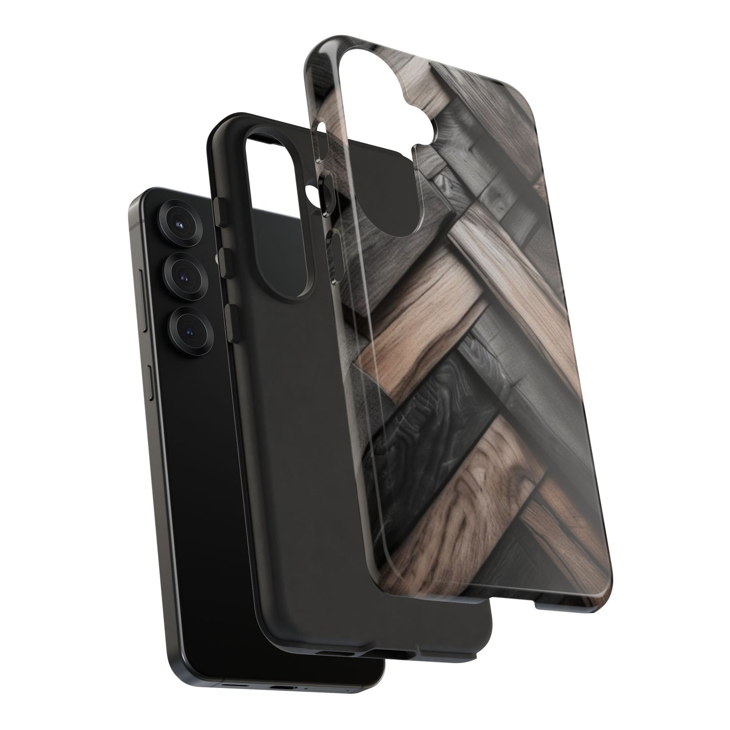 Tough Case Phone Case for Samsung Galaxy S25/S24 – Dual Layer, Matte/Glossy Finish, Wireless Charging Compatible
