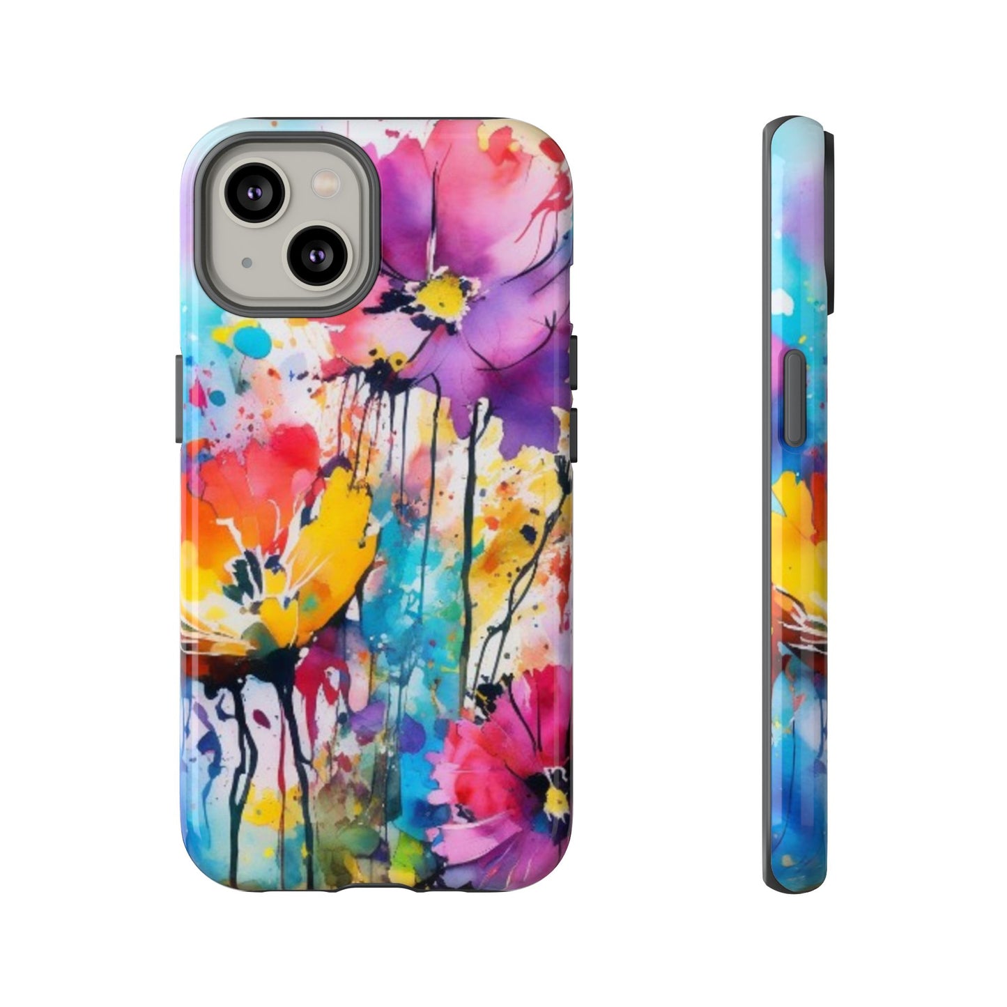 Tough Case Phone Case for iPhone 14,15,16 – Dual Layer, Matte/Glossy Finish, Wireless Charging Compatible