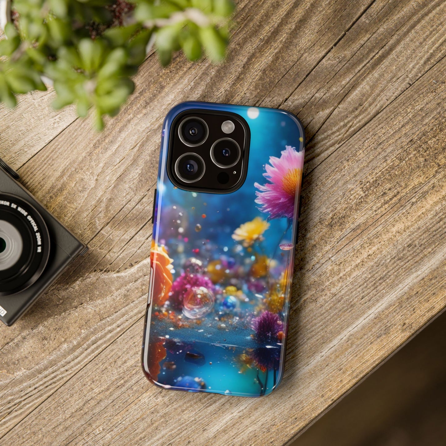 Floral Tough Phone Case for iphone 17/16/15 — Vibrant Flower Design