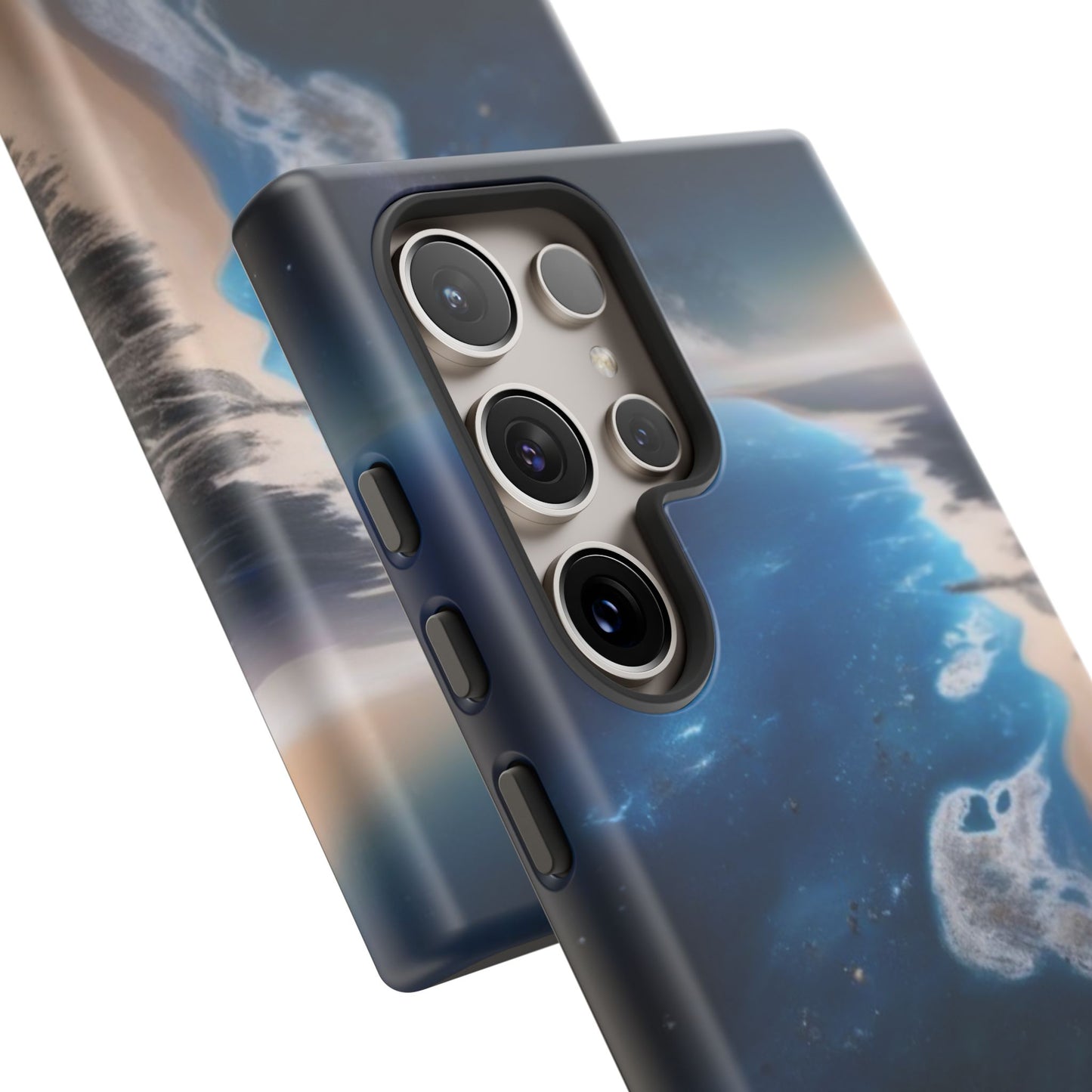 Tough Case Phone Case for Samsung Galaxy S26/S25/S24/S23/S22 – Dual Layer, Matte/Glossy Finish, Wireless Charging CompatibleOcean Wave Phone Case - Tough, Stylish Protection for Beach Lovers