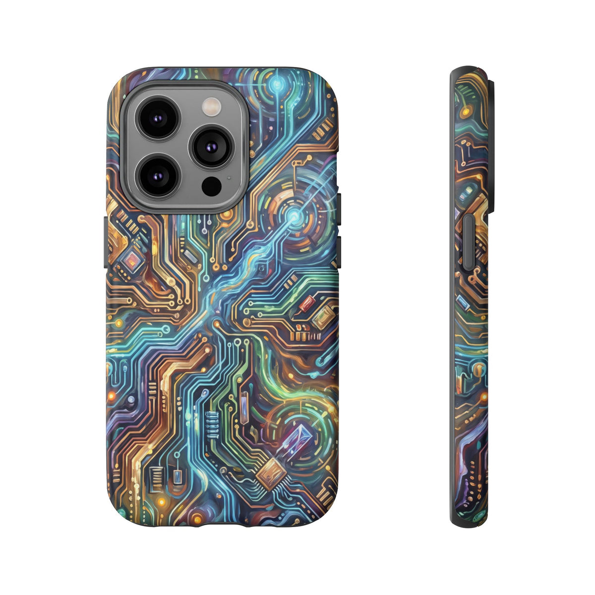 iPhone Tough Cases Phone Cases for iPhone 14\15\16\17\18 – Dual Layer, Matte/Glossy Finish, Wireless Charging Compatible.