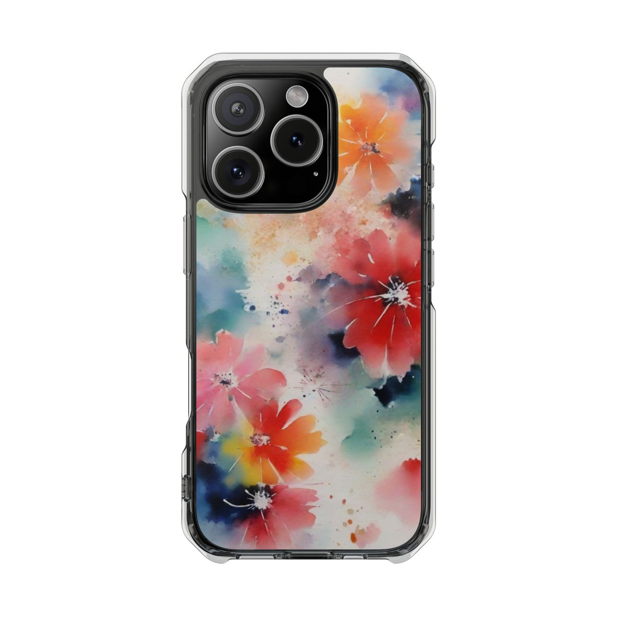 Magnetic Phone Case for iPhone 16/15/14 | Stylish Clear Impact Case, Trendy Protection for iPhone, Unique Gifts for Tech Lovers, Modern Aesthetic