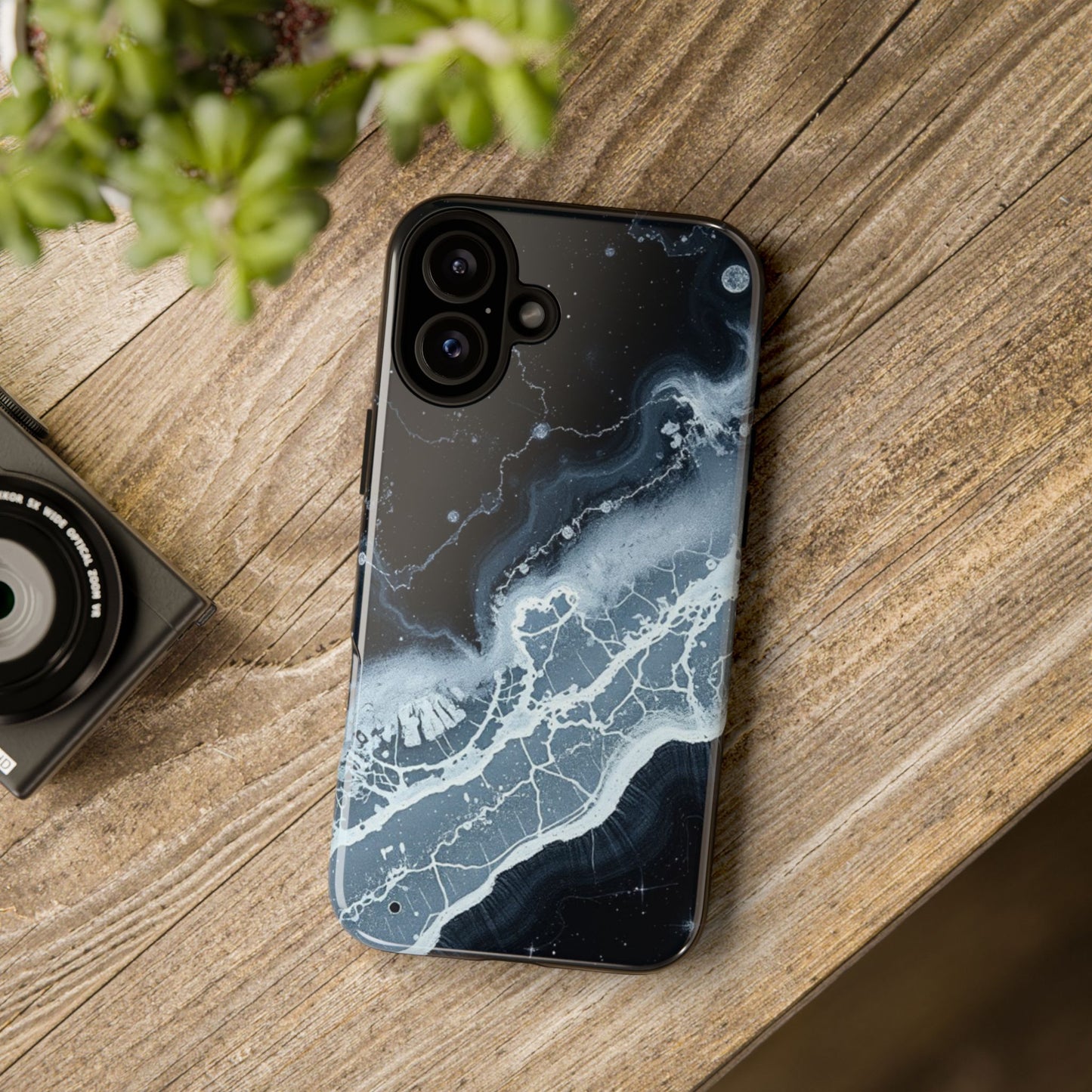 Tough Case Phone Case for iPhone 16, Samsung Galaxy S25– Dual Layer, Matte/Glossy Finish, Wireless Charging Compatible