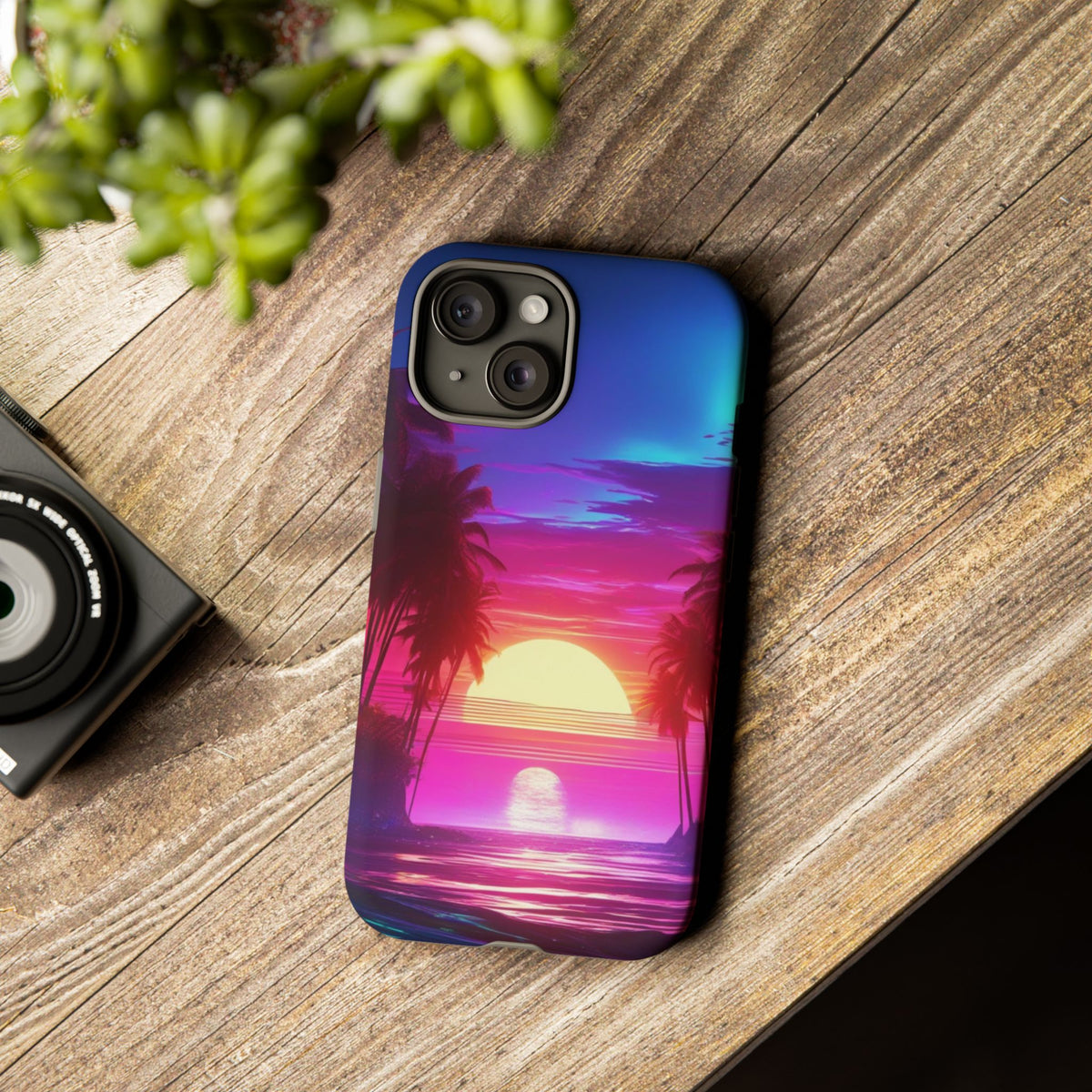 iPhone Tough Case Phone Case for iPhone 14\15\16 – Dual Layer, Matte/Glossy Finish, Wireless Charging Compatible