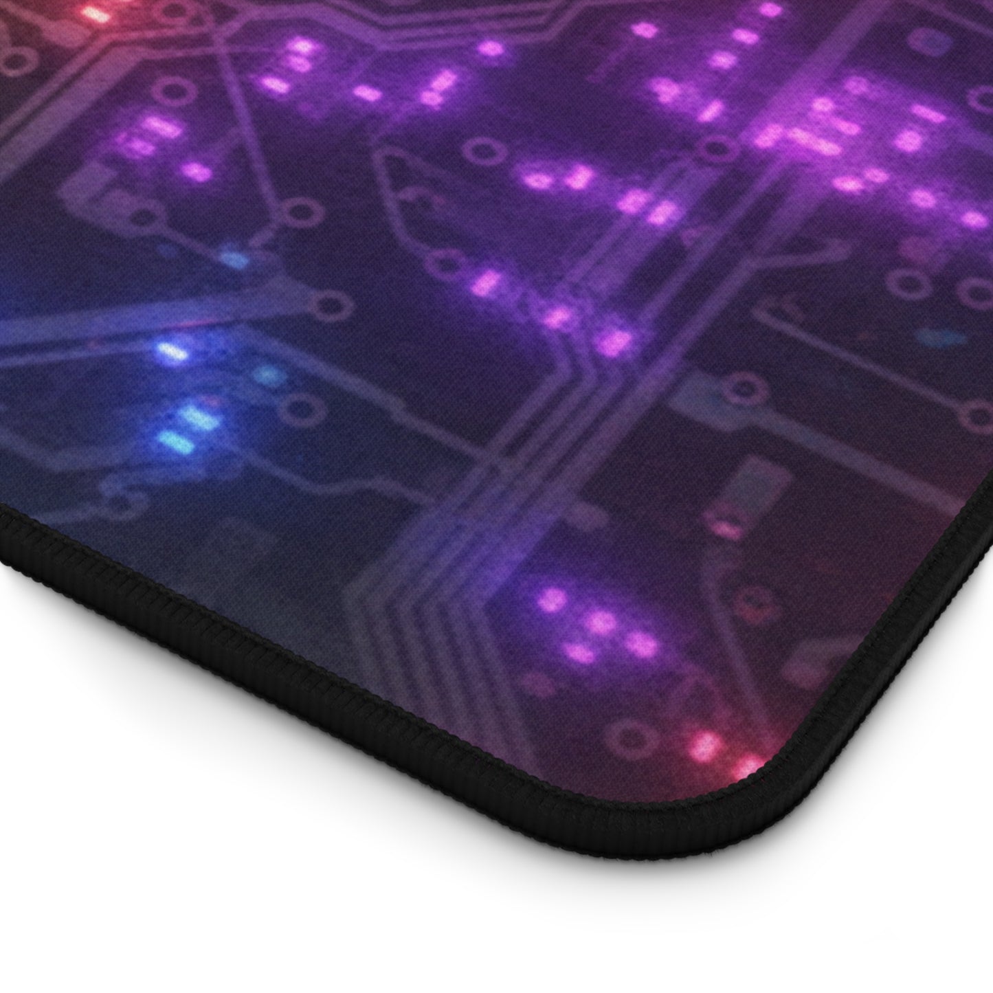Large Gaming Mouse Pad – Premium Mouse Pad & Tech Accessory for Home & Office, Premium Desk Mat, Gaming Mouse Pad, Non-slip, Rainbow Circuit Desk Mat — RGB Tech Gamer Mouse Pad