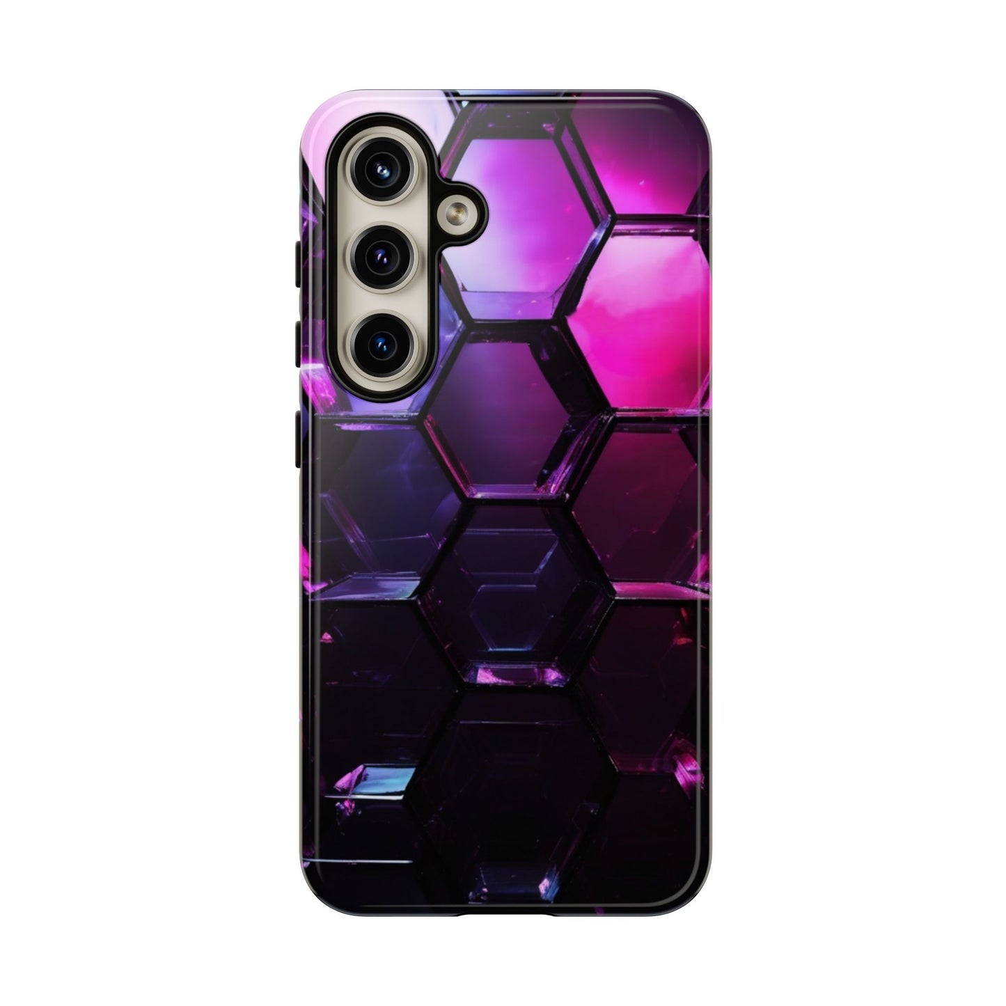 Tough Case Phone Case for Samsung Galaxy S25/S24 – Dual Layer, Matte/Glossy Finish, Wireless Charging Compatible
