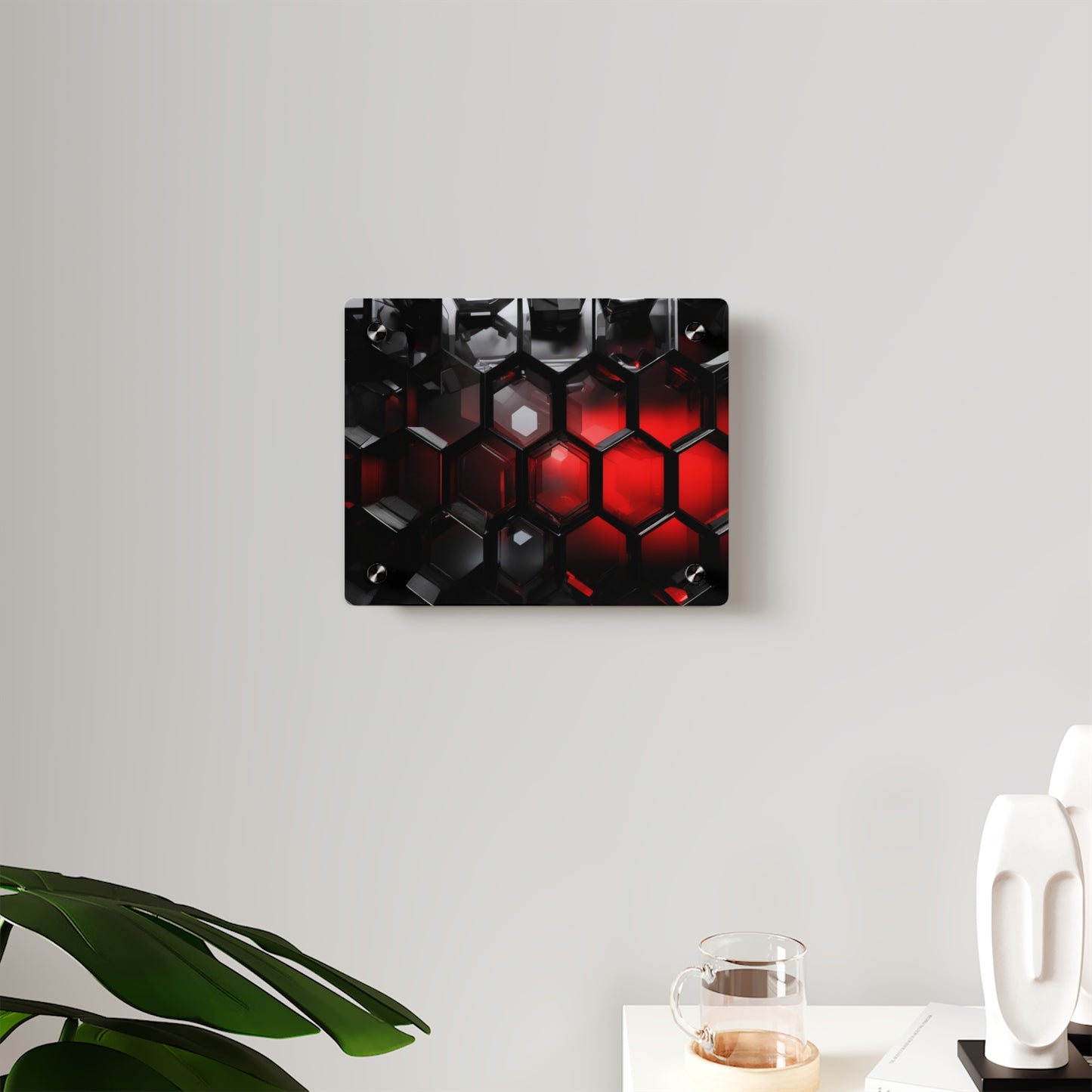 Acrylic Wall Art Panel, Modern Decor, Office Wall Art, Home Aesthetic, Unique Gift, Contemporary Artwork