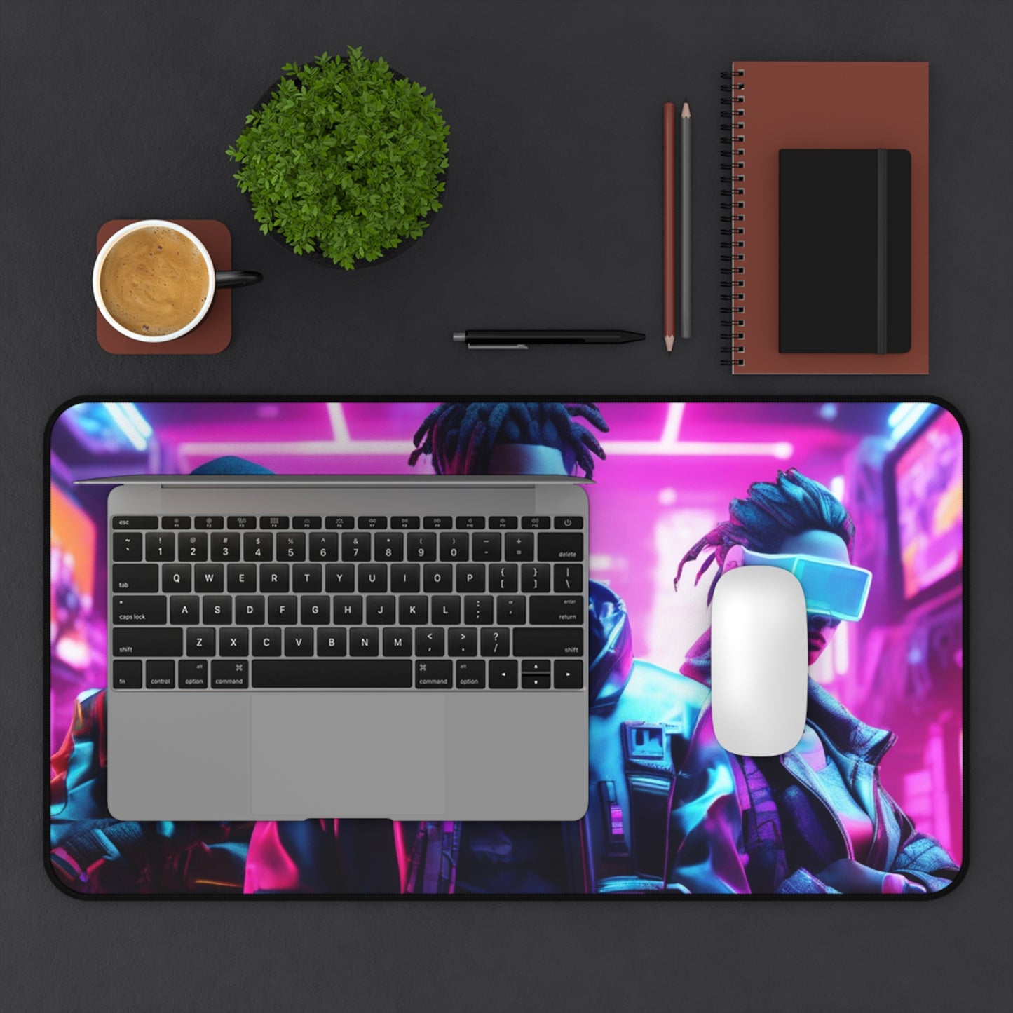 Large Gaming Mouse Pad – Premium Mouse Pad & Tech Accessory for Home & Office, Premium Desk Mat, Gaming Mouse Pad, Non-slip, Futuristic Gaming Desk Mat - Perfect for Gamers & Tech Enthusiasts