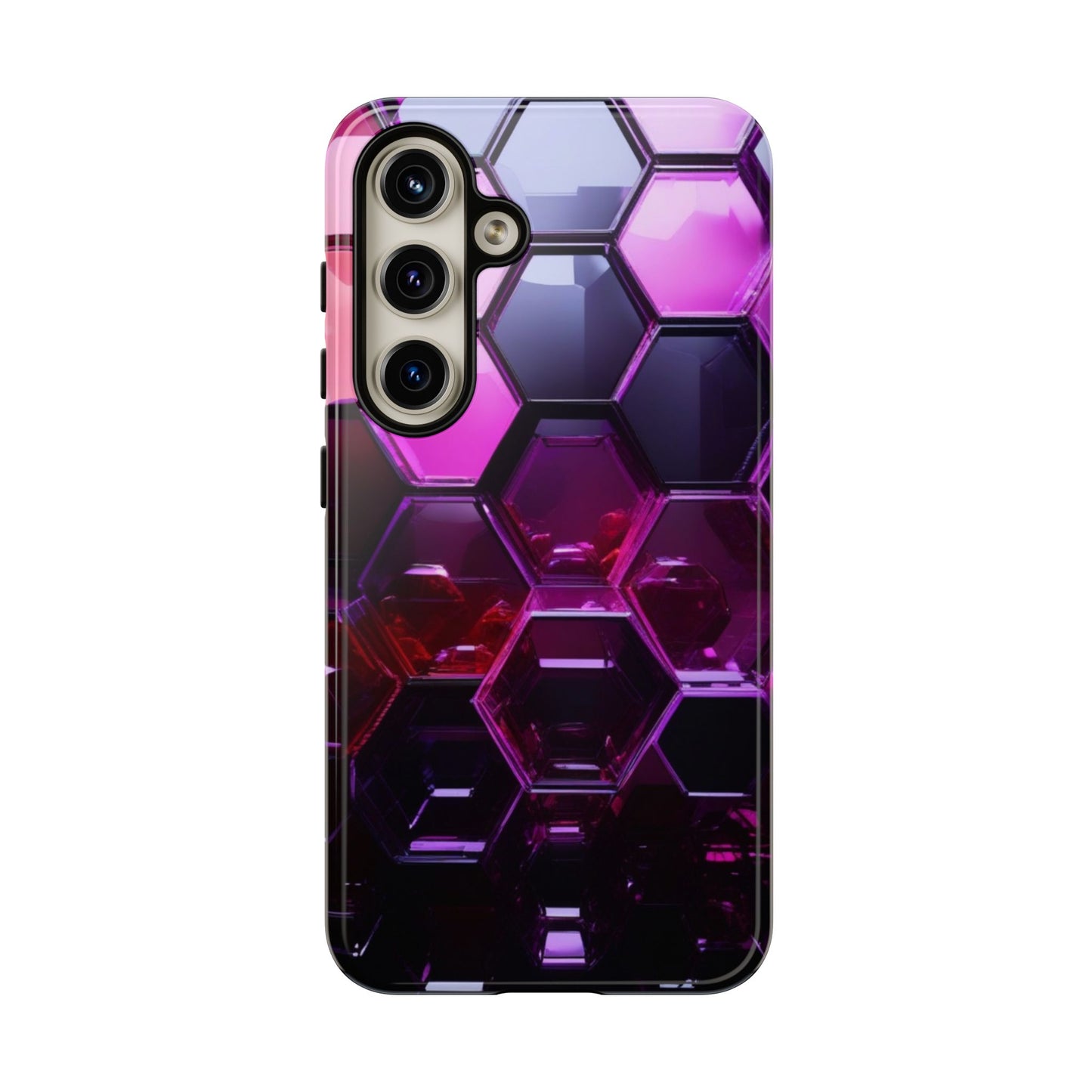Tough Case Phone Case for Samsung Galaxy S25/S24 – Dual Layer, Matte/Glossy Finish, Wireless Charging Compatible