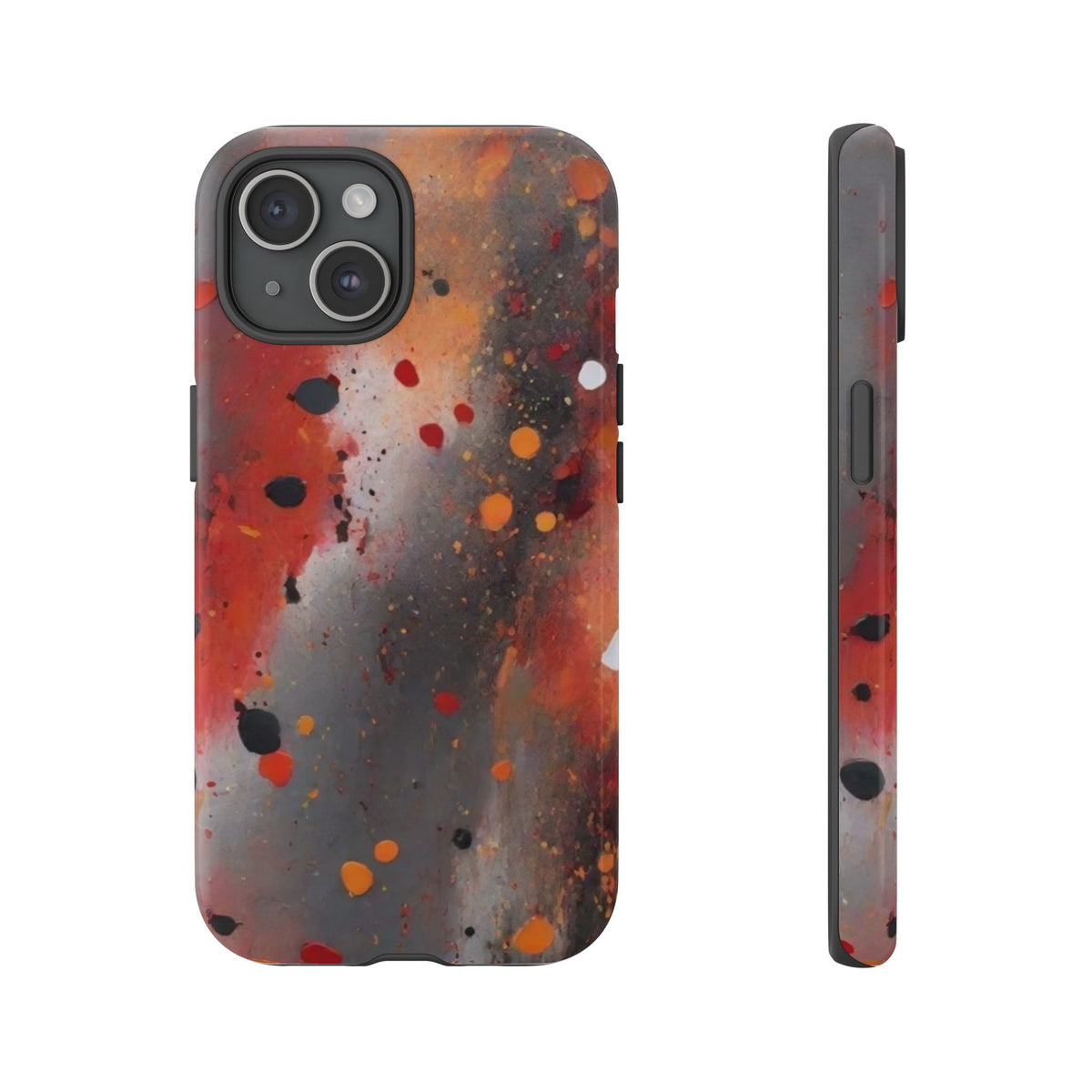 iPhone Tough Case Phone Case for iPhone 14\15\16 – Dual Layer, Matte/Glossy Finish, Wireless Charging Compatible
