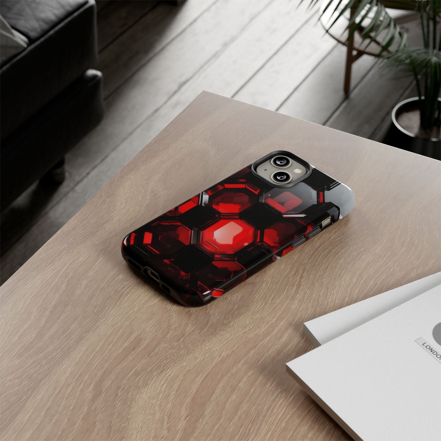 iPhone Tough Case Phone Case for iPhone 14\15\16 – Dual Layer, Matte/Glossy Finish, Wireless Charging Compatible