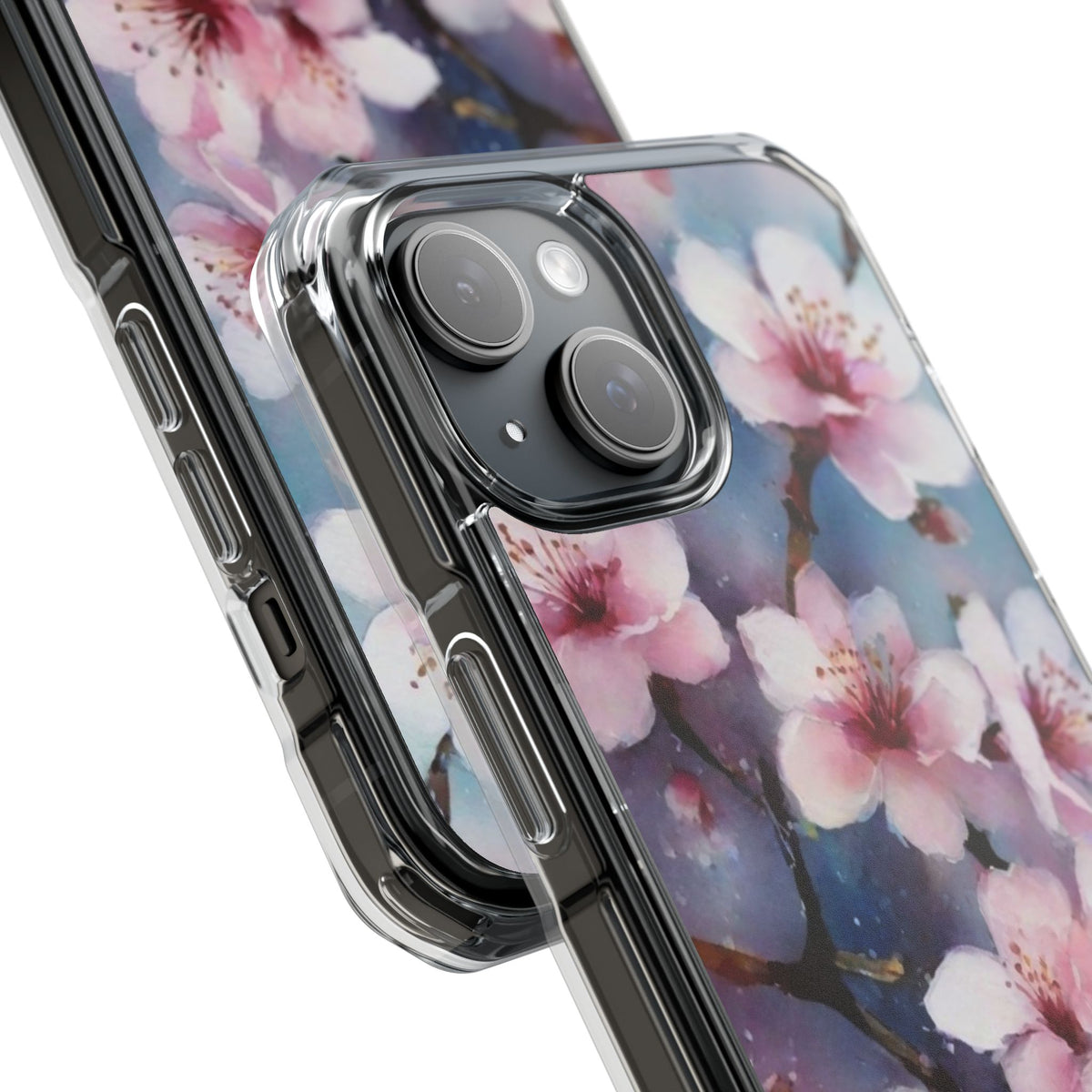 Magnetic Phone Case for iPhone 16/15/14 | Stylish Clear Impact Case, Trendy Protection for iPhone, Unique Gifts for Tech Lovers, Modern Aesthetic