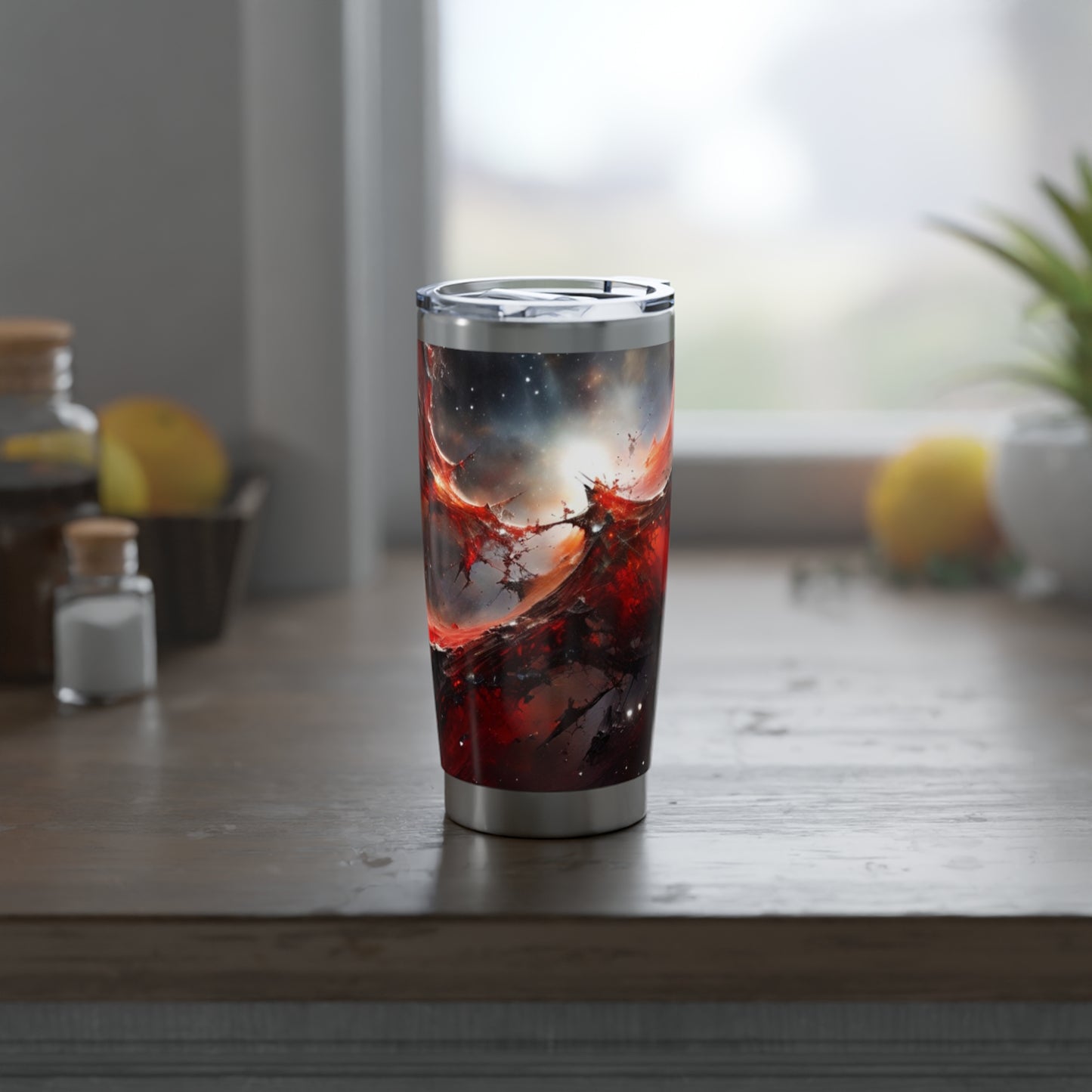 Vagabond 20oz Tumbler - Insulated Stainless Steel Travel Tumbler, Spill-Resistant, Double-Wall, Car Cup Holder Friendly