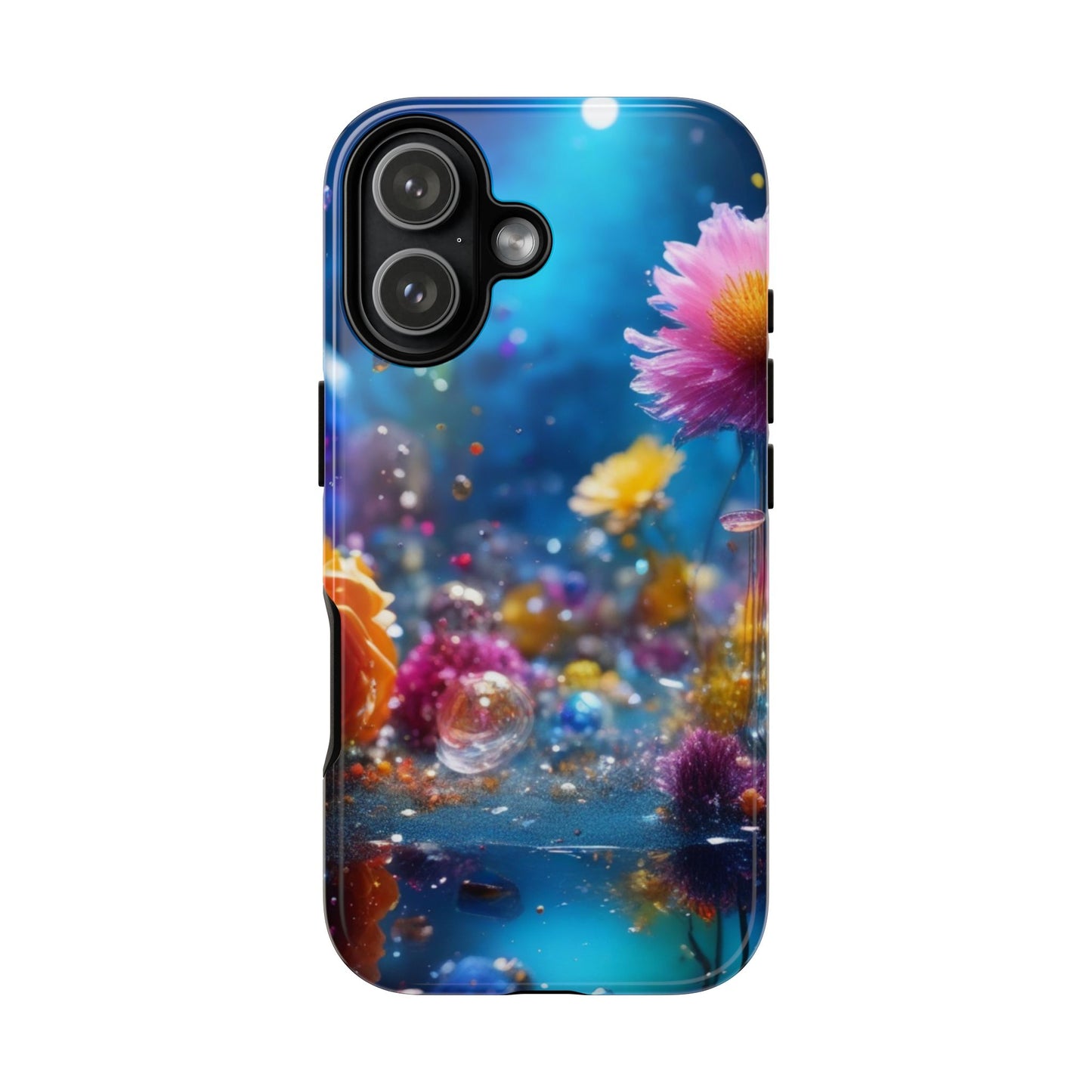 Floral Tough Phone Case for iphone 17/16/15 — Vibrant Flower Design