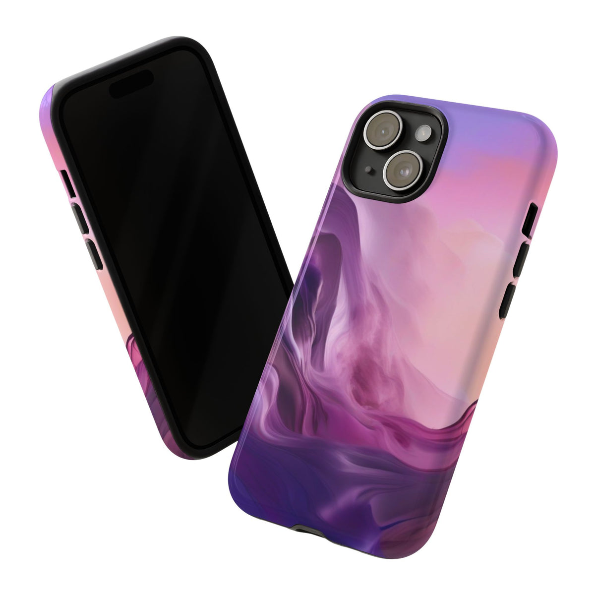 iPhone Tough Case Phone Case for iPhone 14\15\16 – Dual Layer, Matte/Glossy Finish, Wireless Charging Compatible