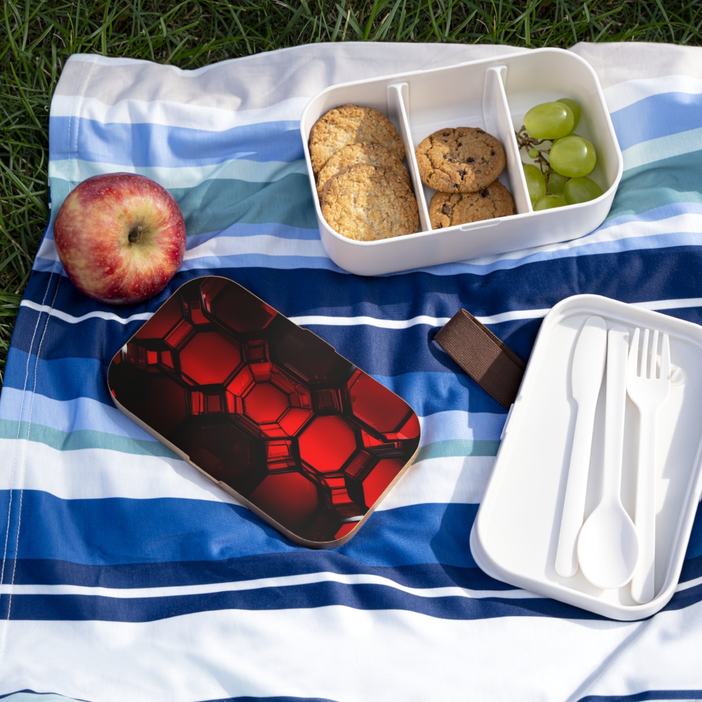 Stylish Bento Lunch Box, Eco-friendly Meal Prep Container, Perfect for Work, School, Picnics, Reusable Food Storage, Unique Gift Idea