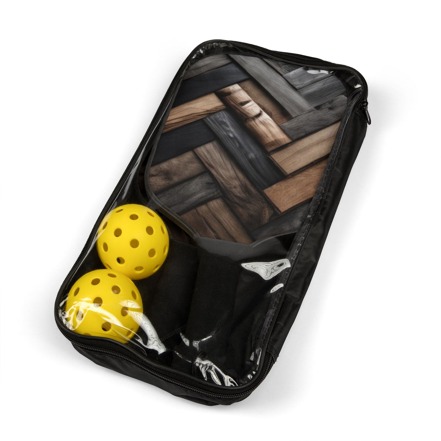 Pickleball Kit – Durable Wooden Paddles, Portable Set with Balls & Carry Bag for All Skill Levels - Perfect for Outdoor Fun!