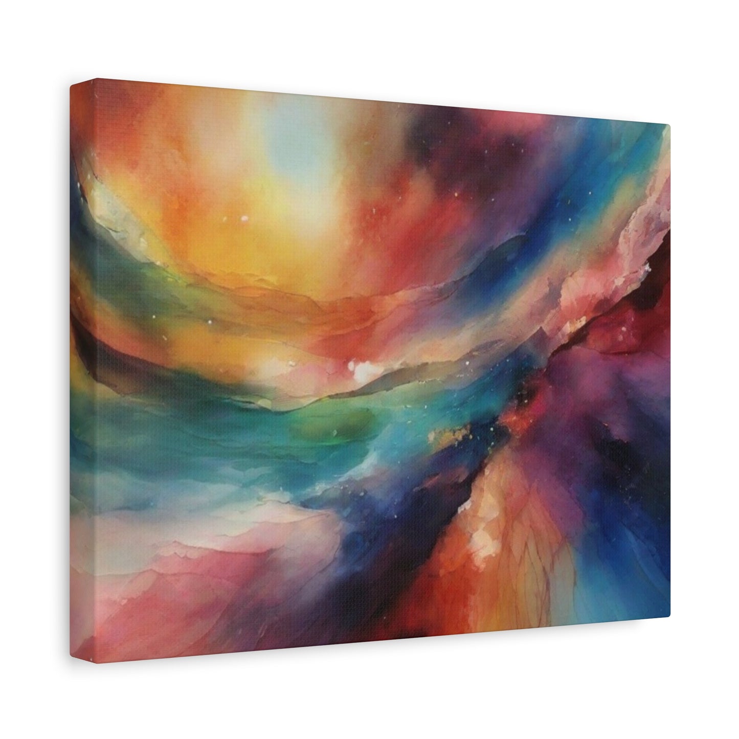 Abstract Art Canvas Print – Modern Wall Art, Space, Galaxy, Matte Canvas, Ready to Hang, Home & Office Décor, Modern Wall Décor