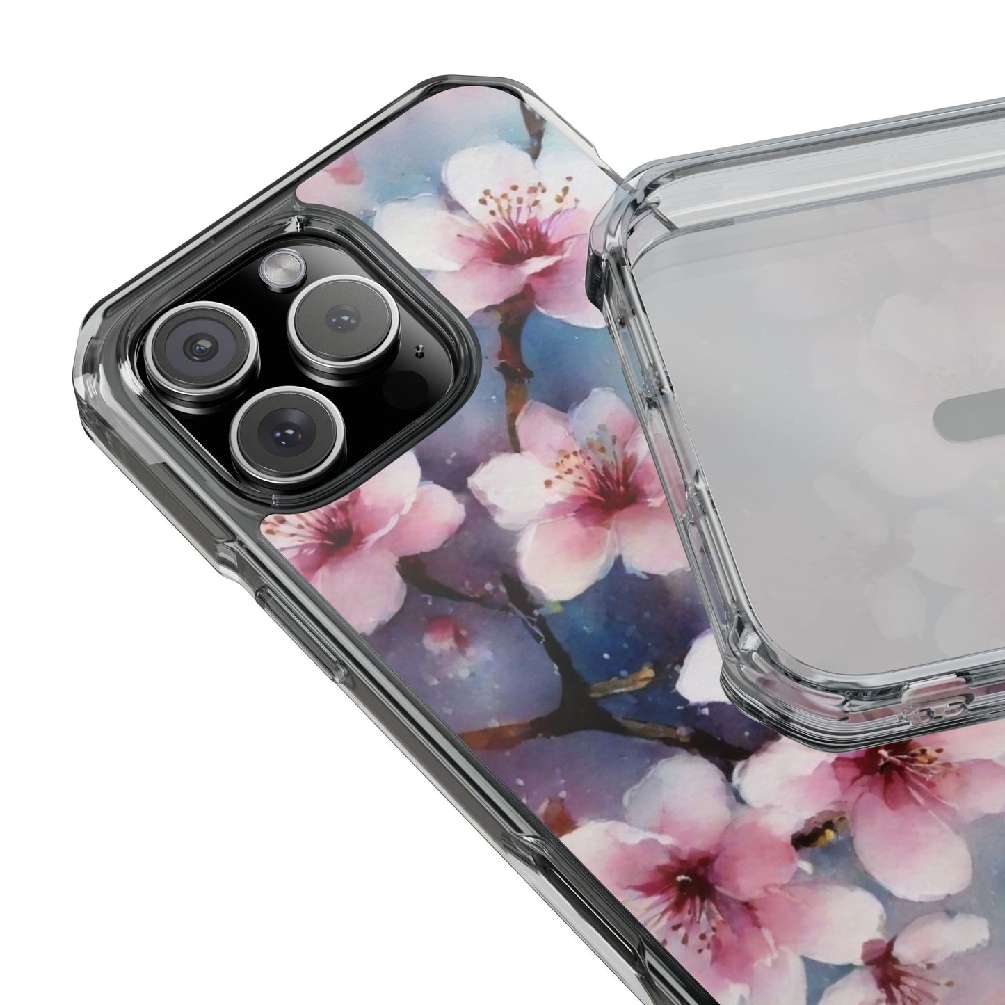 Magnetic Phone Case for iPhone 16/15/14 | Stylish Clear Impact Case, Trendy Protection for iPhone, Unique Gifts for Tech Lovers, Modern Aesthetic