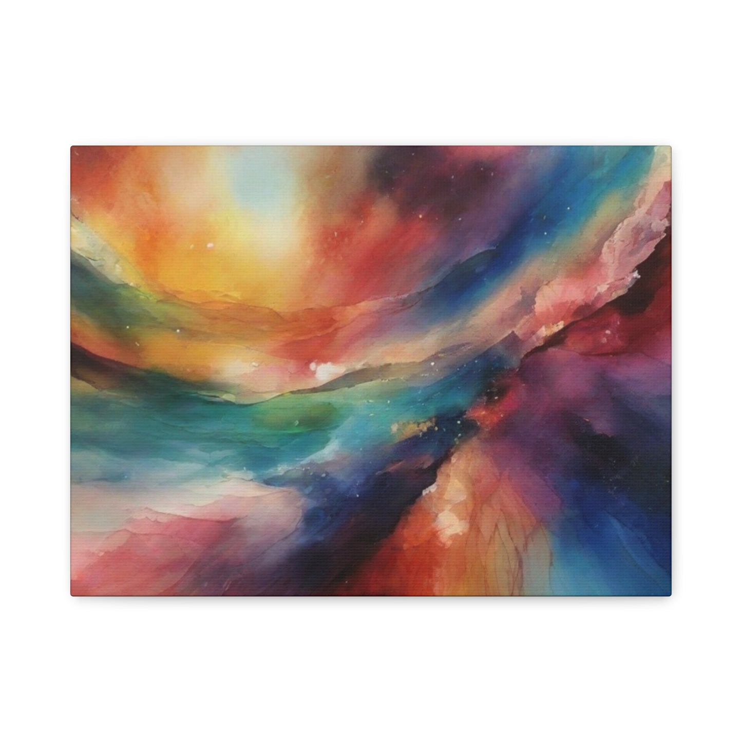 Abstract Art Canvas Print – Modern Wall Art, Space, Galaxy, Matte Canvas, Ready to Hang, Home & Office Décor, Modern Wall Décor