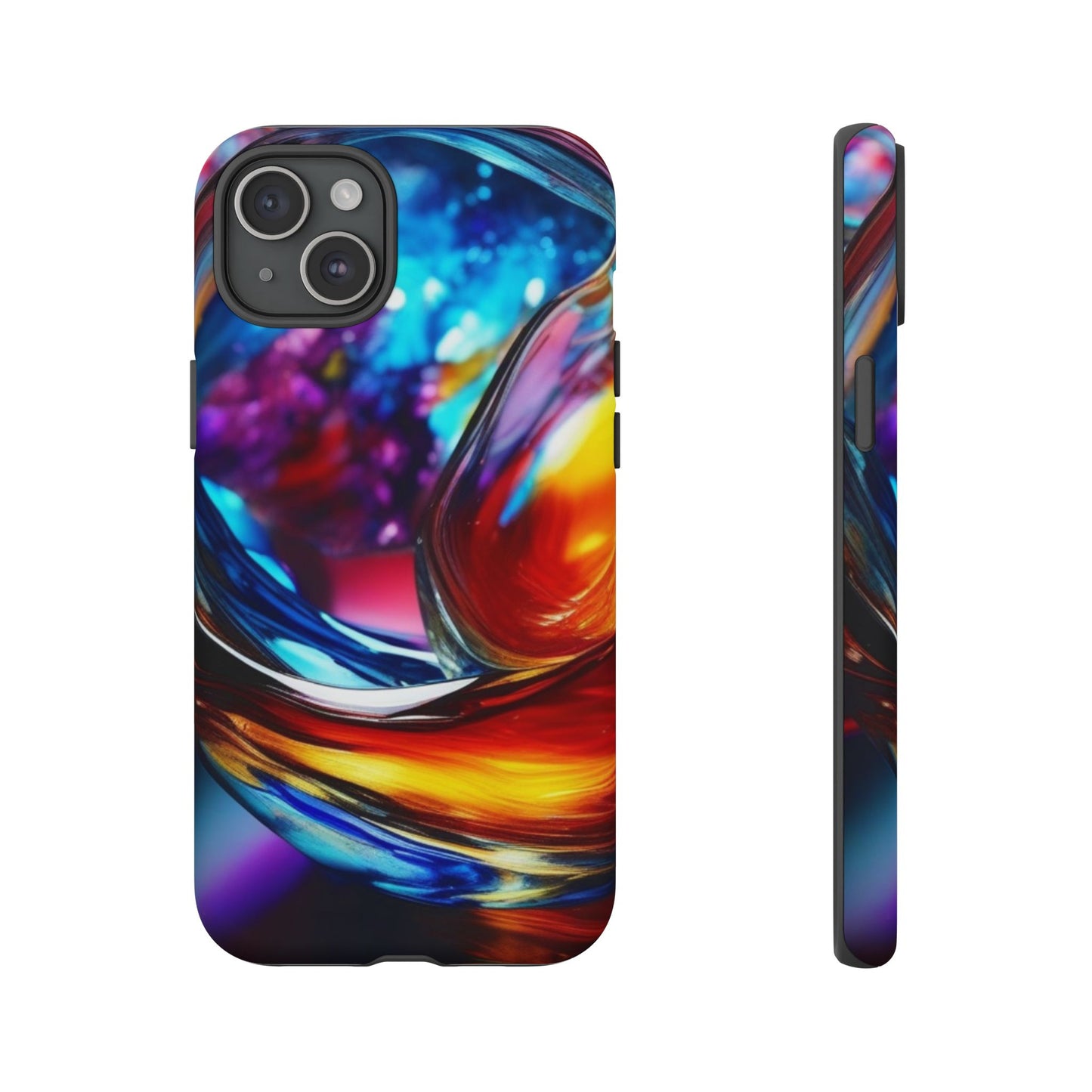 Vibrant Phone Case, Tough Cases for iPhone 17/16/15/14, Stylish Smartphone Cover, Colorful Mobile Accessories, Gift for Tech Lovers