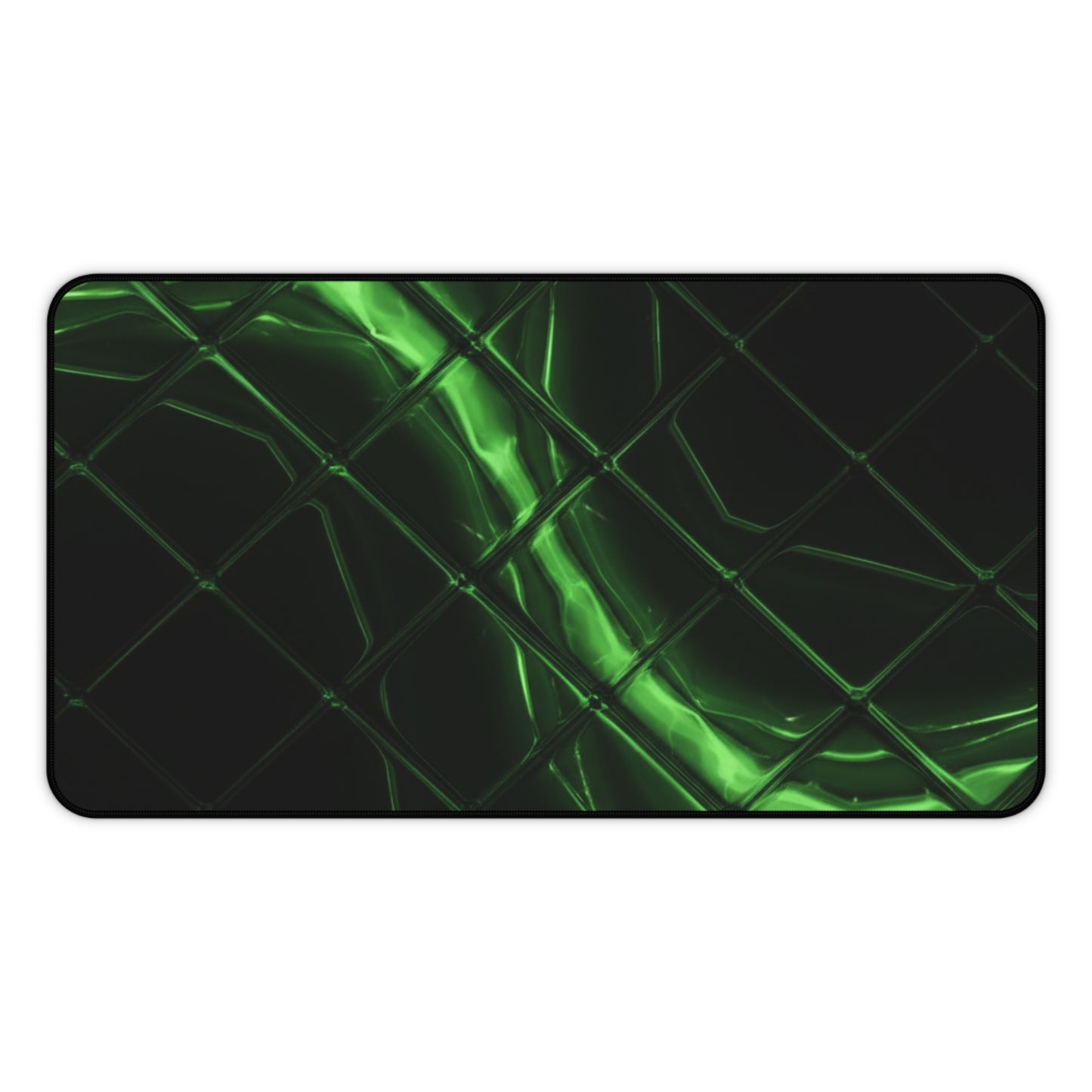 Large Gaming Mouse Pad – Premium Mouse Pad & Tech Accessory for Home & Office, Premium Desk Mat, Gaming Mouse Pad, Non-slip. Neon Green Liquid Grid Desk Mat — Gaming/Workstation Mouse Pad