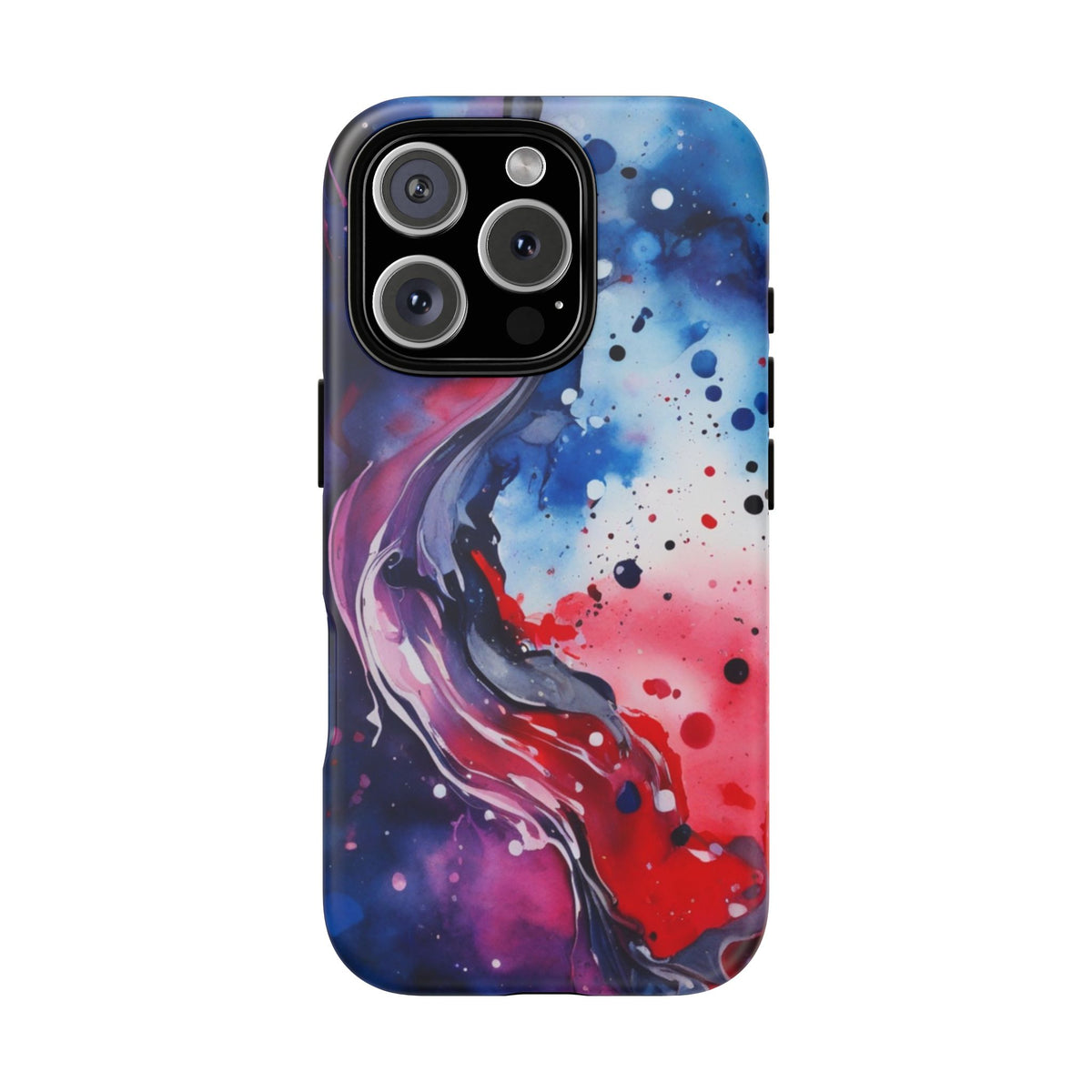 Abstract Galaxy Tough Phone Case  for iPhone 17/16/15/14 – Protective Cover