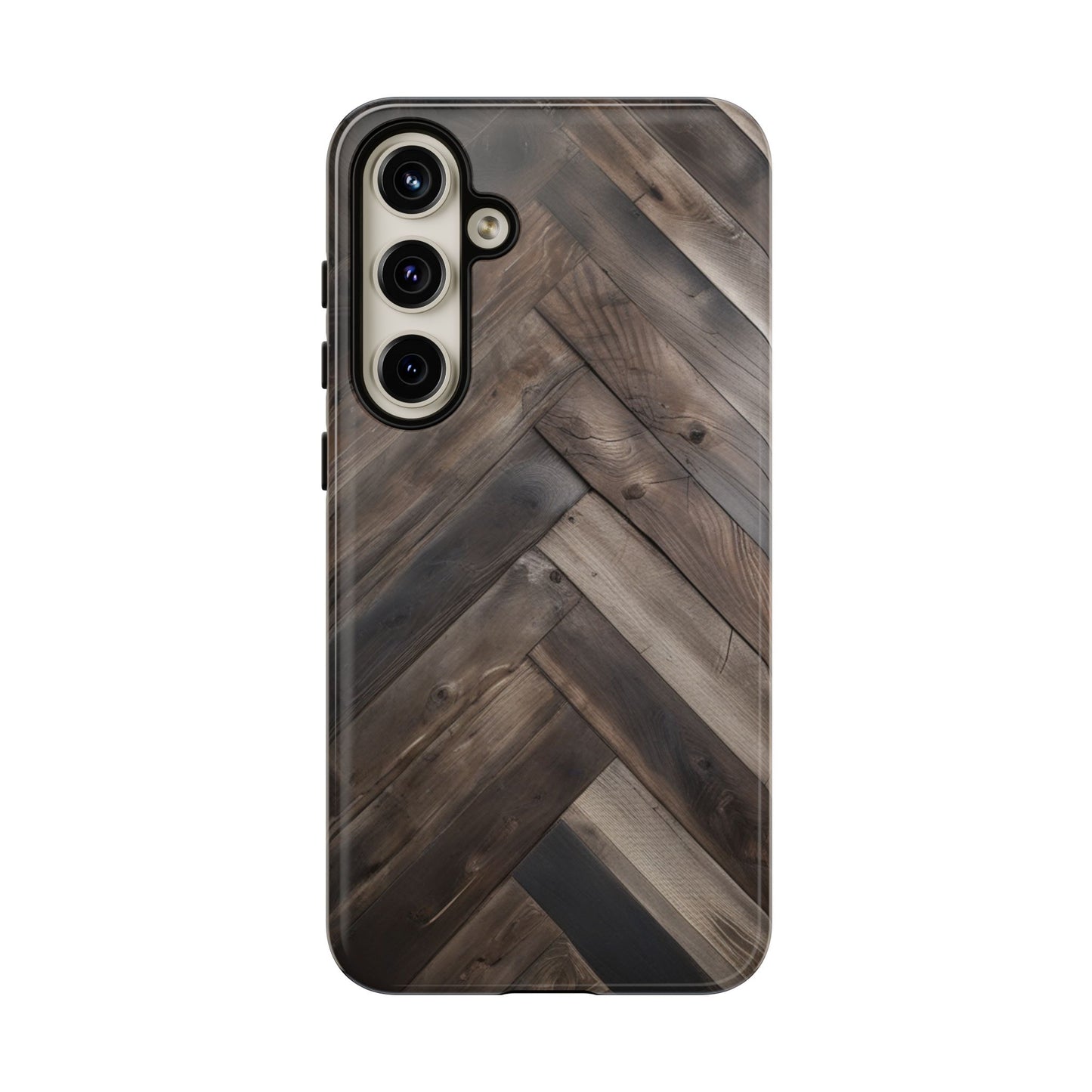Herringbone Phone Case for Samsung Galaxy S25/S24/S23 - Tough and Stylish Protection