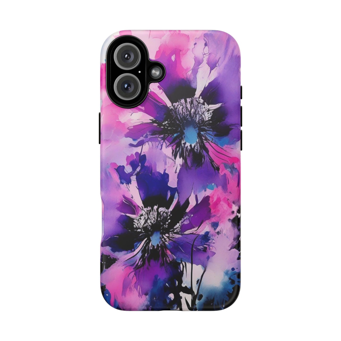 Floral Phone Case for iPhone 17\16\15\14\- Tough Cases, Stylish Cell Phone Cover, Floral Design, Gift for Her, Tech Accessory, Flower Print Phone Cover