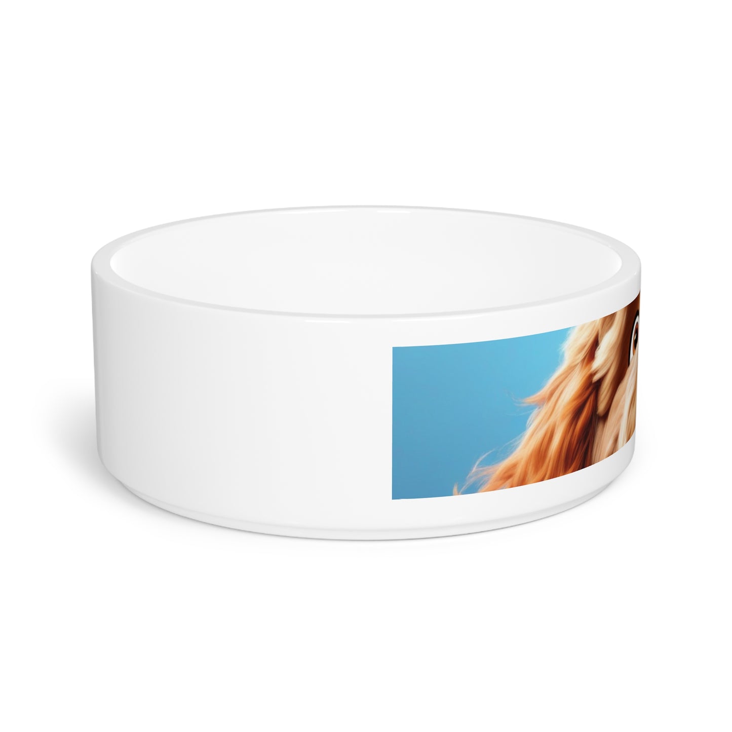 Pet Dog Bowl – Ceramic Food & Water Dish, Microwave & Dishwasher Safe