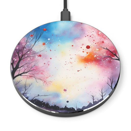 10W Fast Wireless Phone Charger – Qi-Certified for iPhone 16/15/14, Samsung Galaxy S25/S24/S23, Google Pixel 7/8/9 – Sleek, Compact Design with Micro USB Cable.