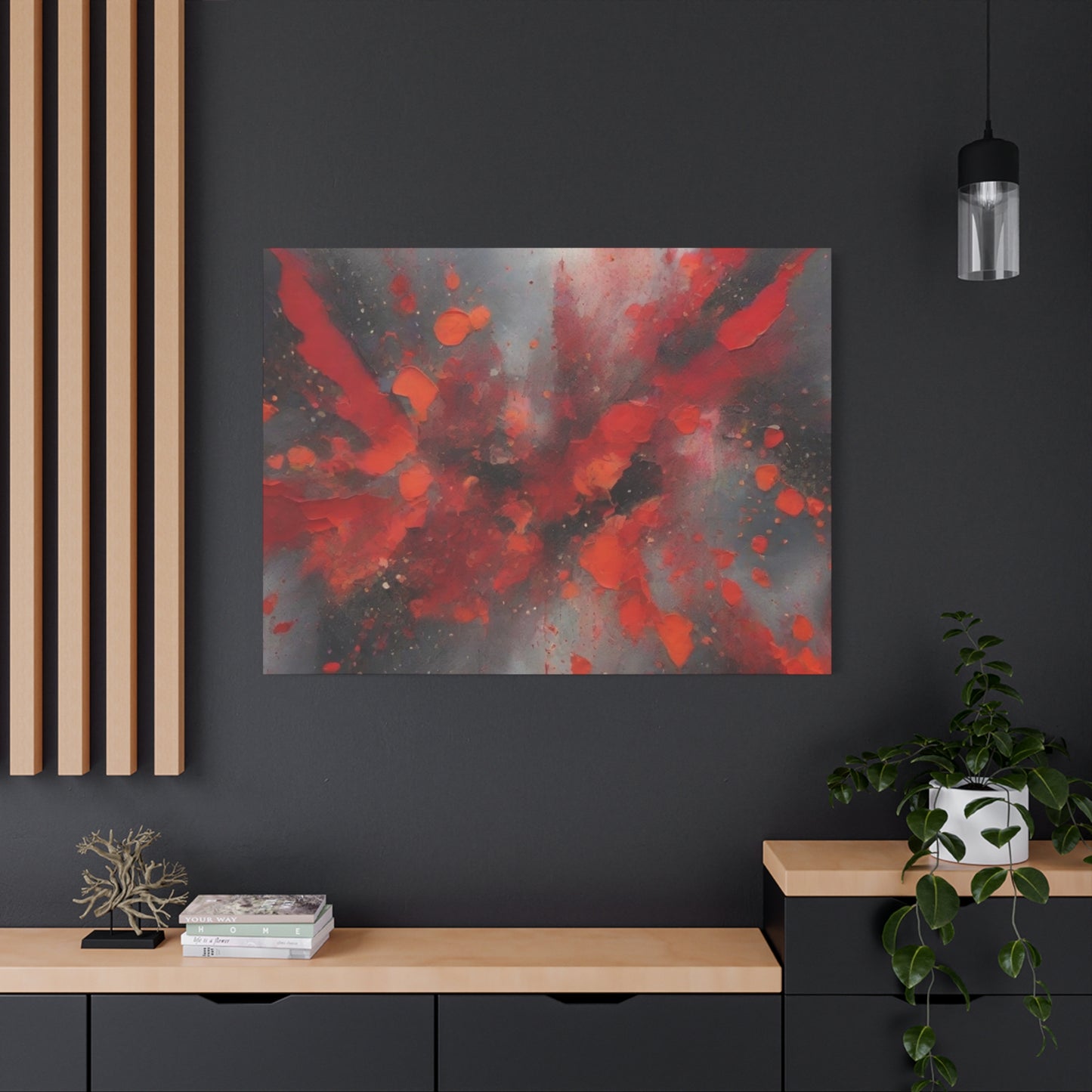 Abstract Art Canvas Print – Modern Wall Art, Digital Artwork, Matte Canvas, Ready to Hang, Home & Office Décor, Modern Wall Décor