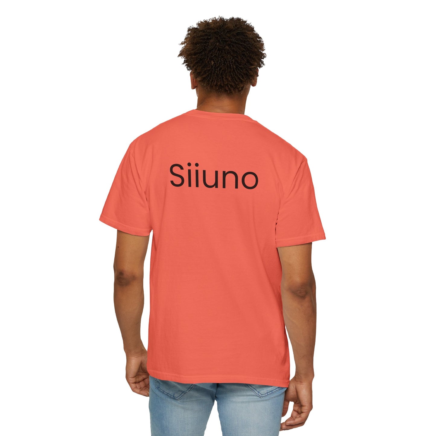 Siiuno Garment-Dyed T-shirt for Everyday Comfort, Unisex Tee for Casual Wear, Gift for Friends, Relaxed Style Tee, Versatile Summer Top