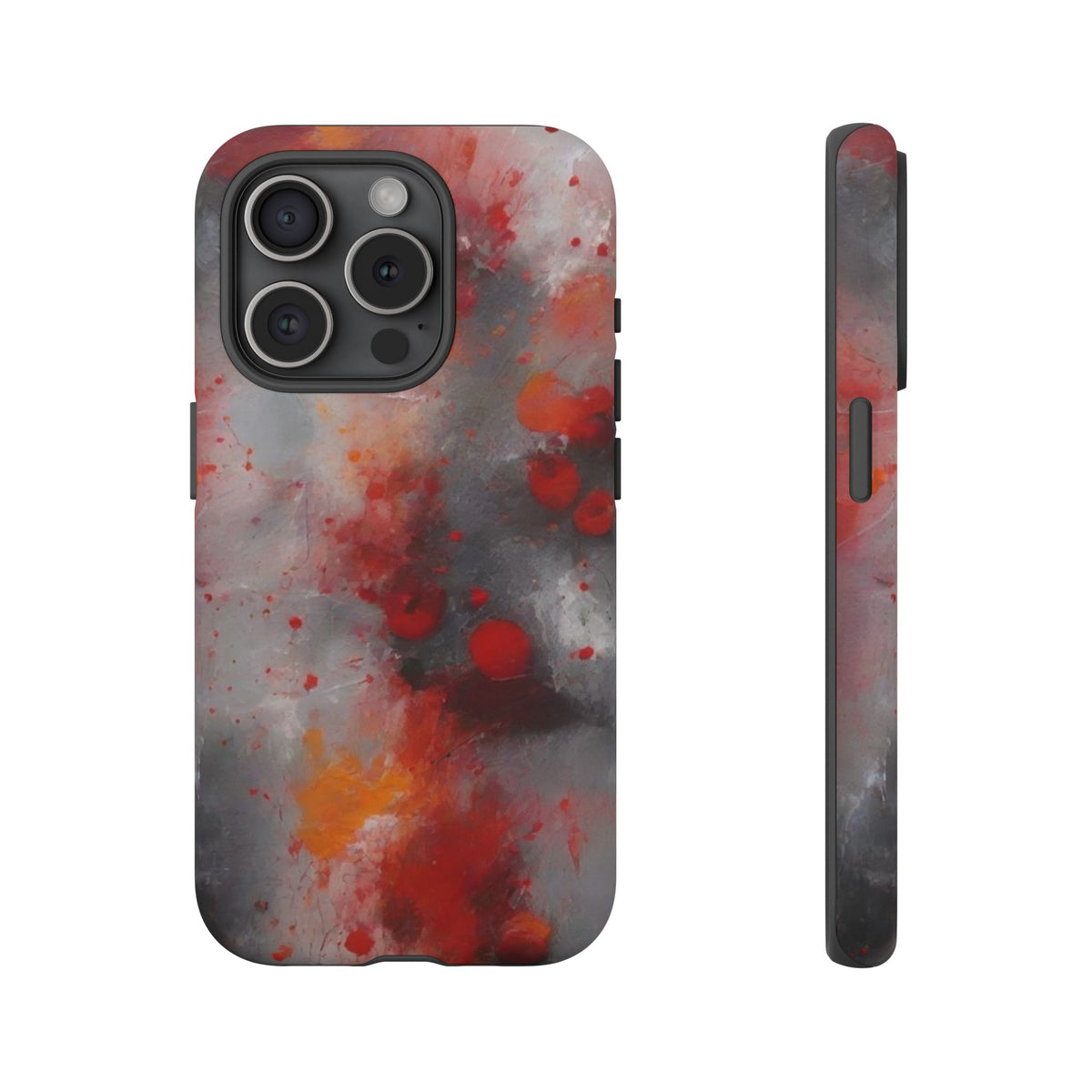 iPhone Tough Case Phone Case for iPhone 14\15\16\17 – Dual Layer, Matte/Glossy Finish, Wireless Charging Compatible