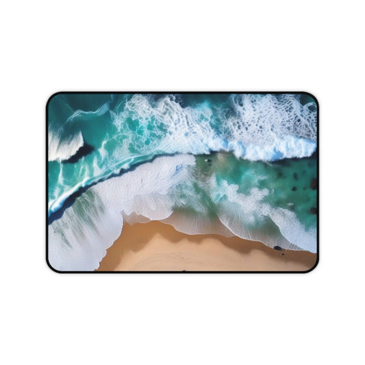 Large Gaming Mouse Pad – Premium Mouse Pad & Tech Accessory for Home & Office, Premium Desk Mat, Gaming Mouse Pad, Non-slip, Ocean Waves Desk Mat – Create a Serene Workspace