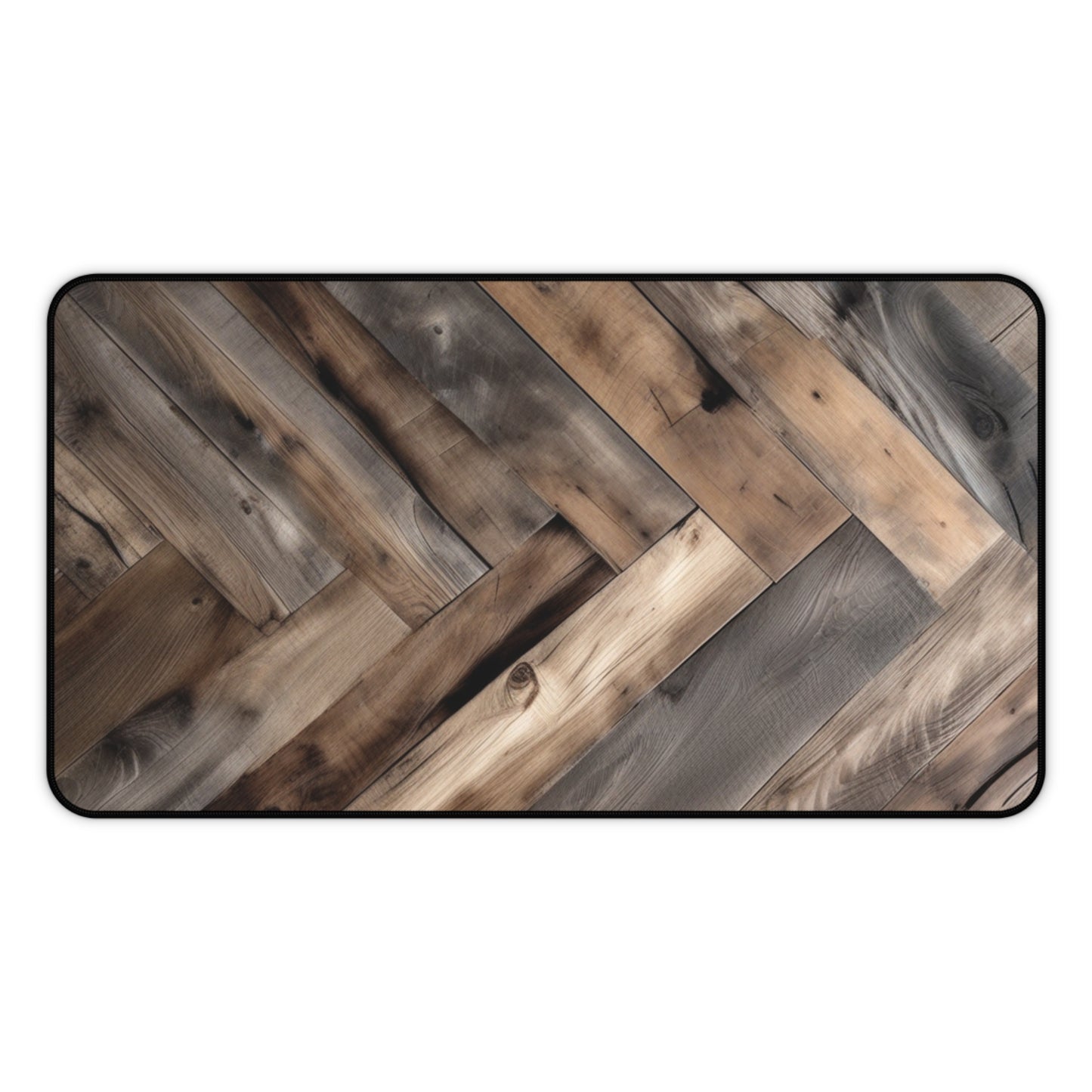 Large Gaming Mouse Pad – Premium Mouse Pad & Tech Accessory for Home & Office, Premium Desk Mat, Gaming Mouse Pad, Non-slip, Rustic Herringbone Wood Pattern Desk Mat — Vintage Office Mouse Pad, XL...