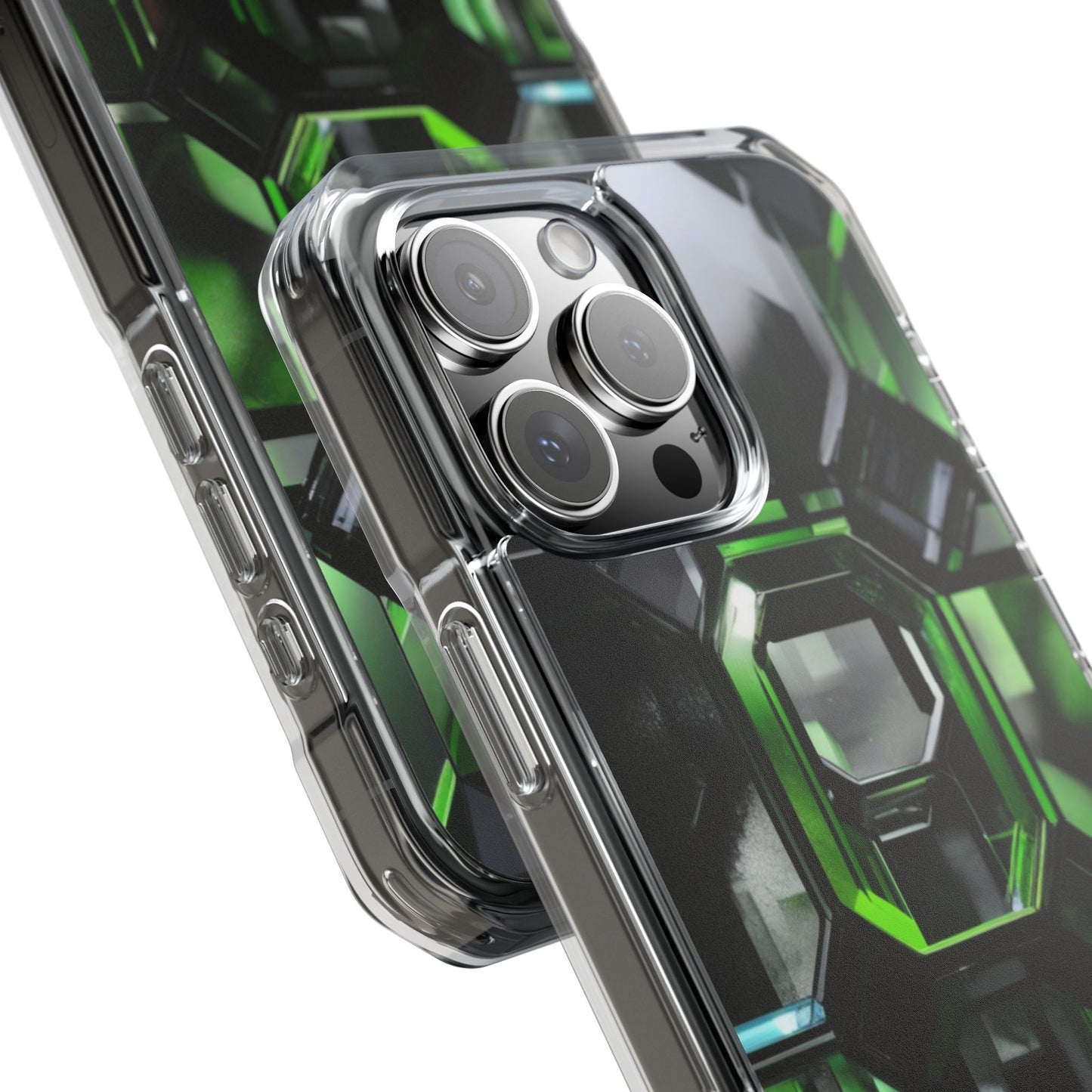 Magnetic Phone Case for iPhone 16/15/14 | Stylish Clear Impact Case, Trendy Protection for iPhone, Unique Gifts for Tech Lovers, Modern Aesthetic