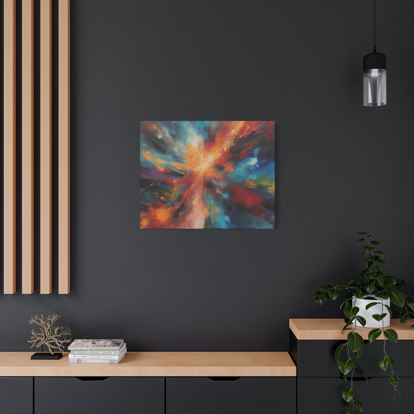 Abstract Art Canvas Print – Modern Wall Art, Digital Artwork, Matte Canvas, Ready to Hang, Home & Office Décor, Modern Wall Décor