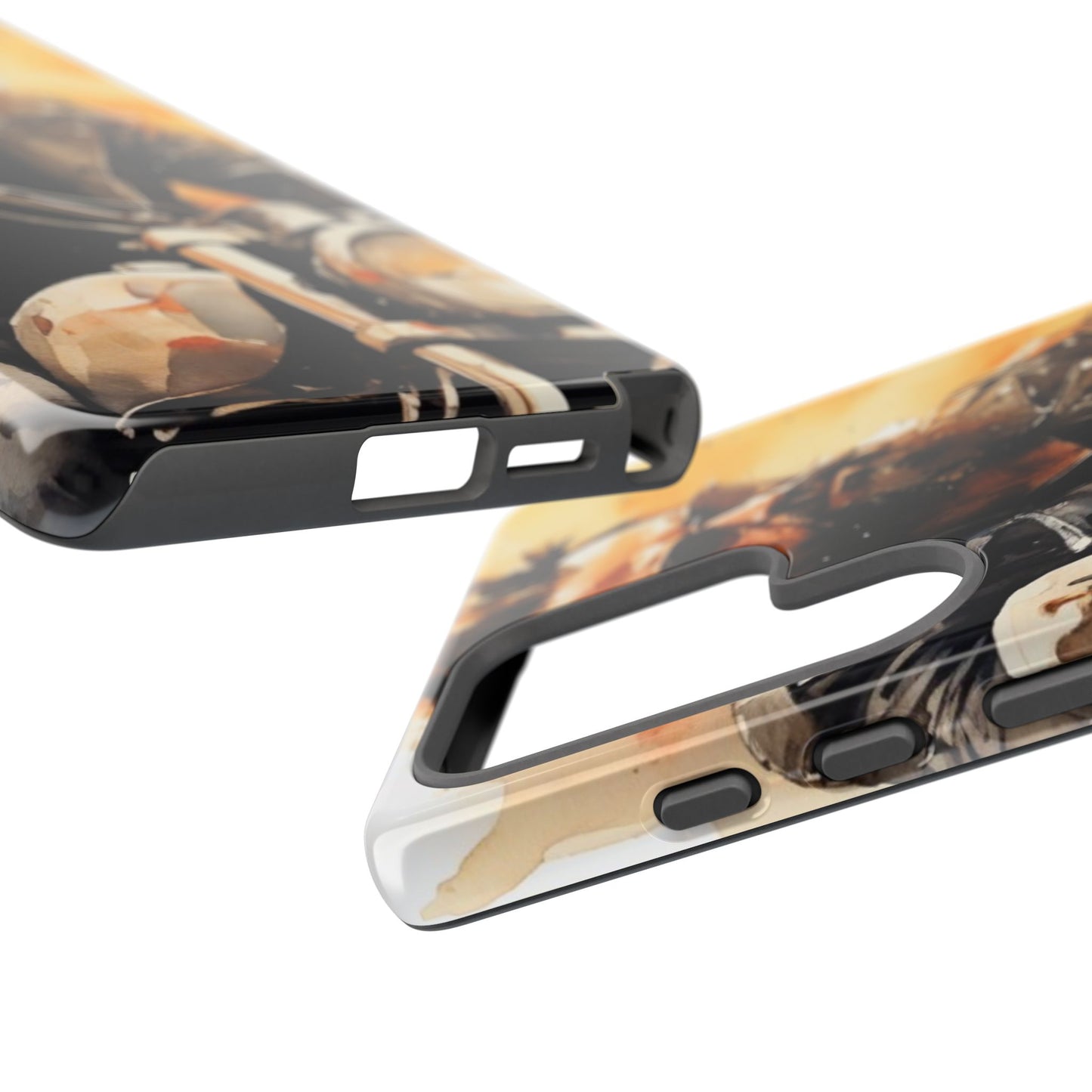 Tough Case Phone Case for Samsung Galaxy S25/S24 – Dual Layer, Matte/Glossy Finish, Wireless Charging Compatible